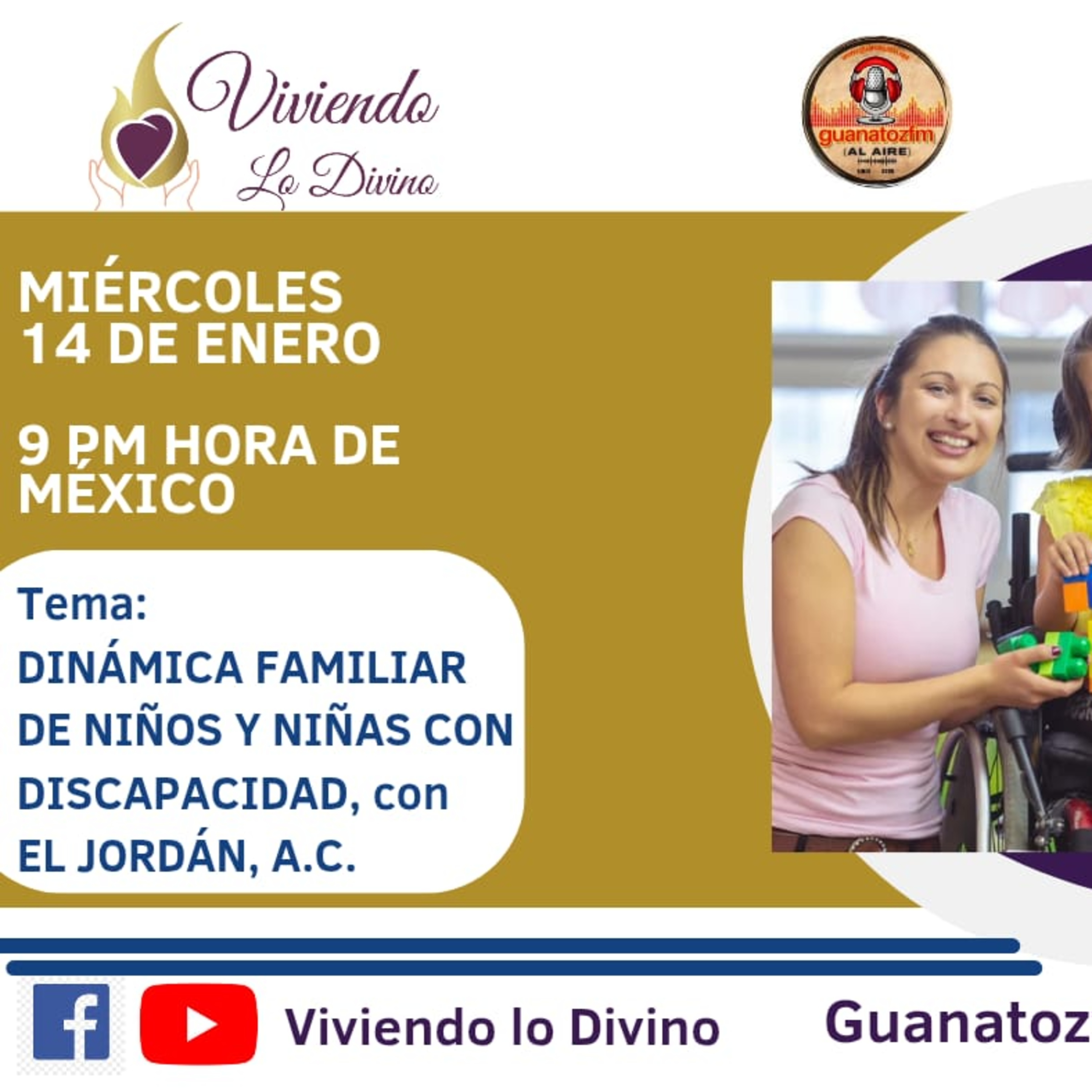 Viviendo lo Divino_ Dinámica Familiar de Niñas y Niños con Discapacidad_ 14 de enero 2026 episode artwork