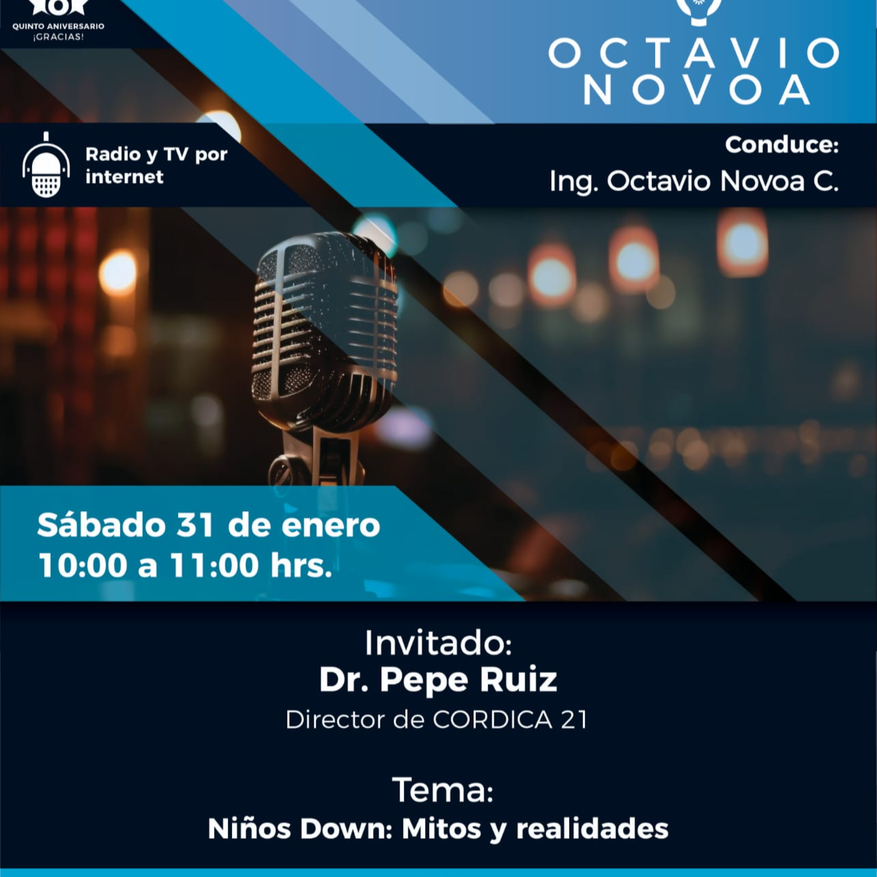 Charlando Con Octavio Novoa 31 De Enero 2026 episode artwork