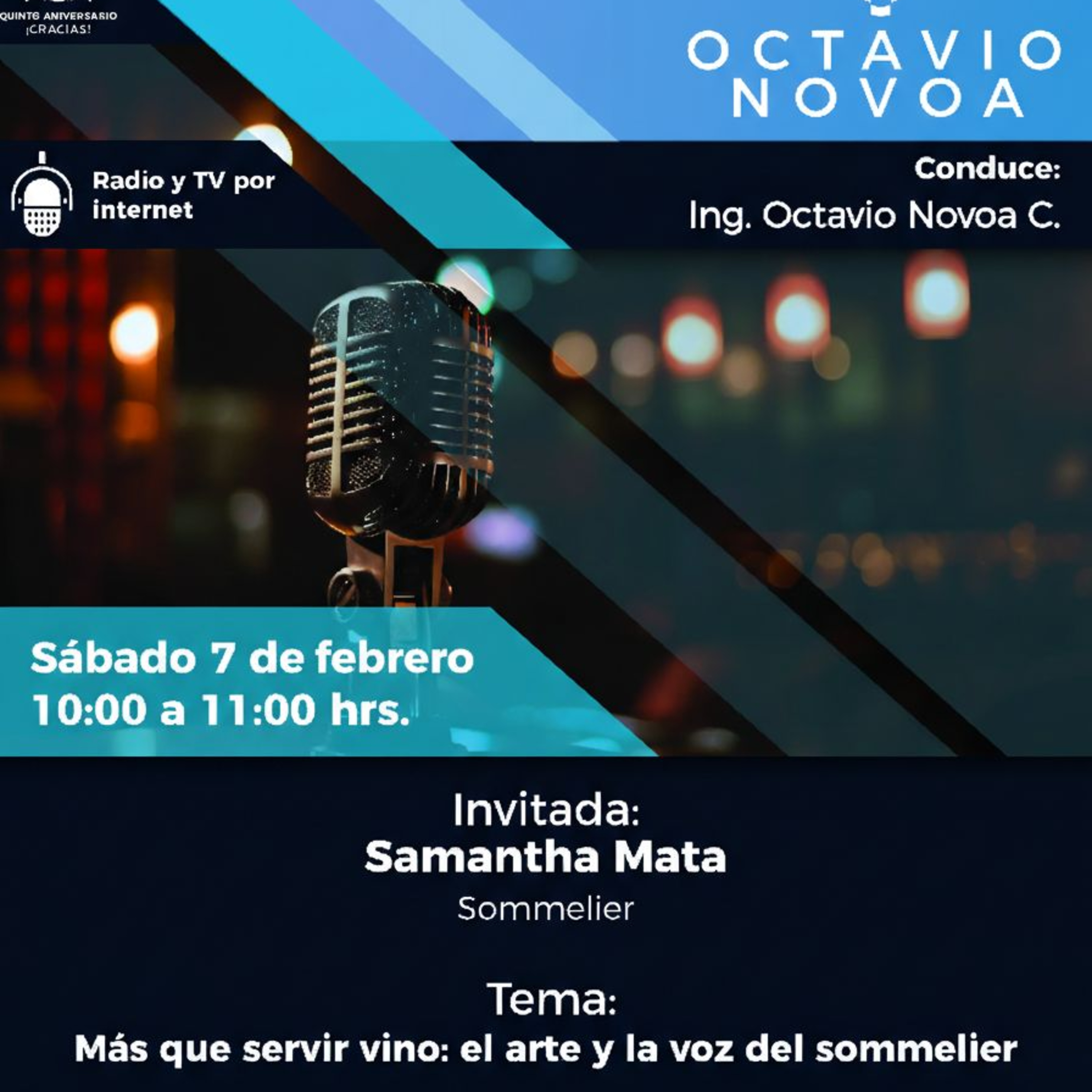 Charlando Con Octavio Novoa 7 De Febrero 2026 episode artwork
