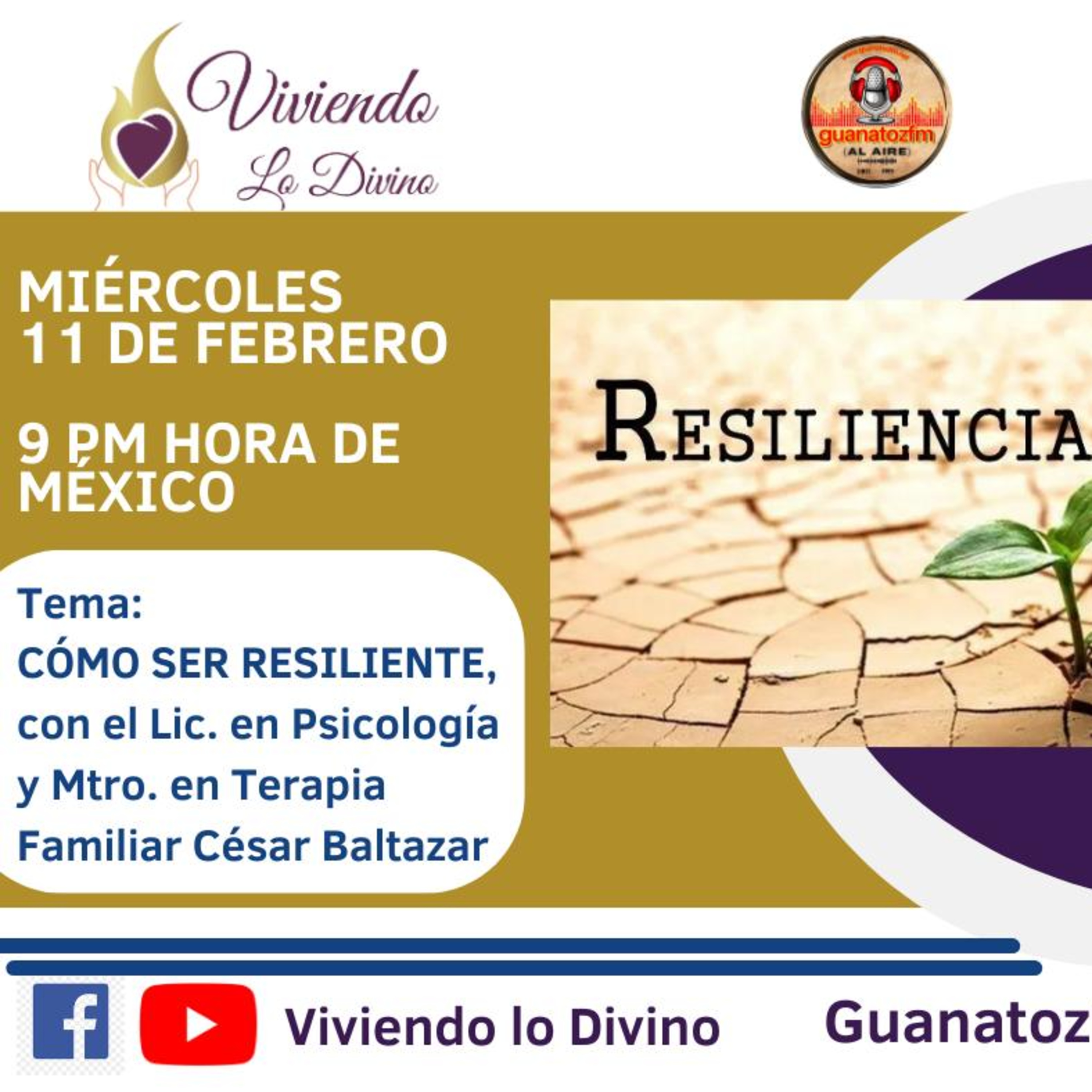 Viviendo lo Divino_ Cómo ser resiliente_ 11 de febrero 2026 episode artwork