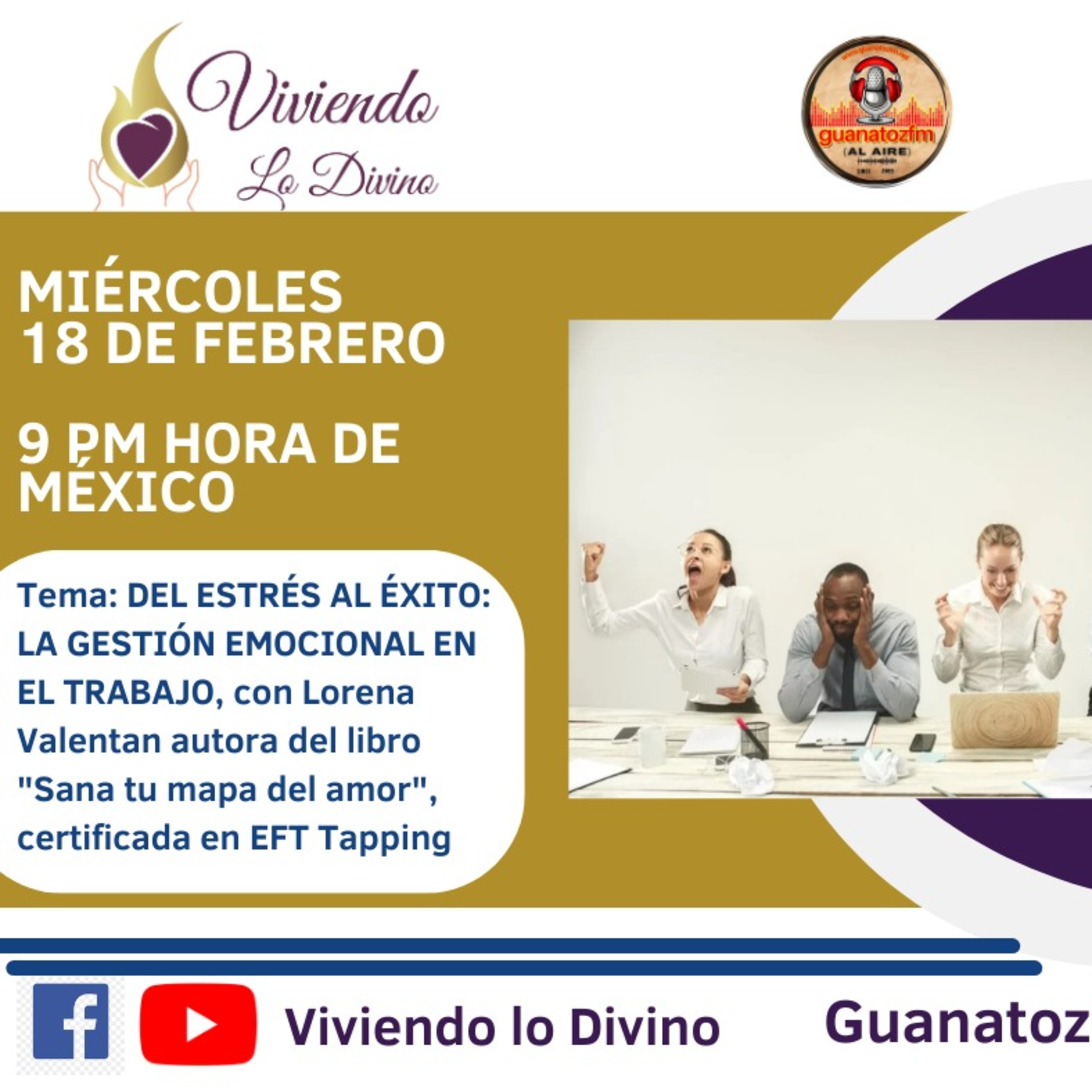 Viviendo lo Divino_ Gestión emocional en el trabajo_ 18 de febrero 2026 episode artwork