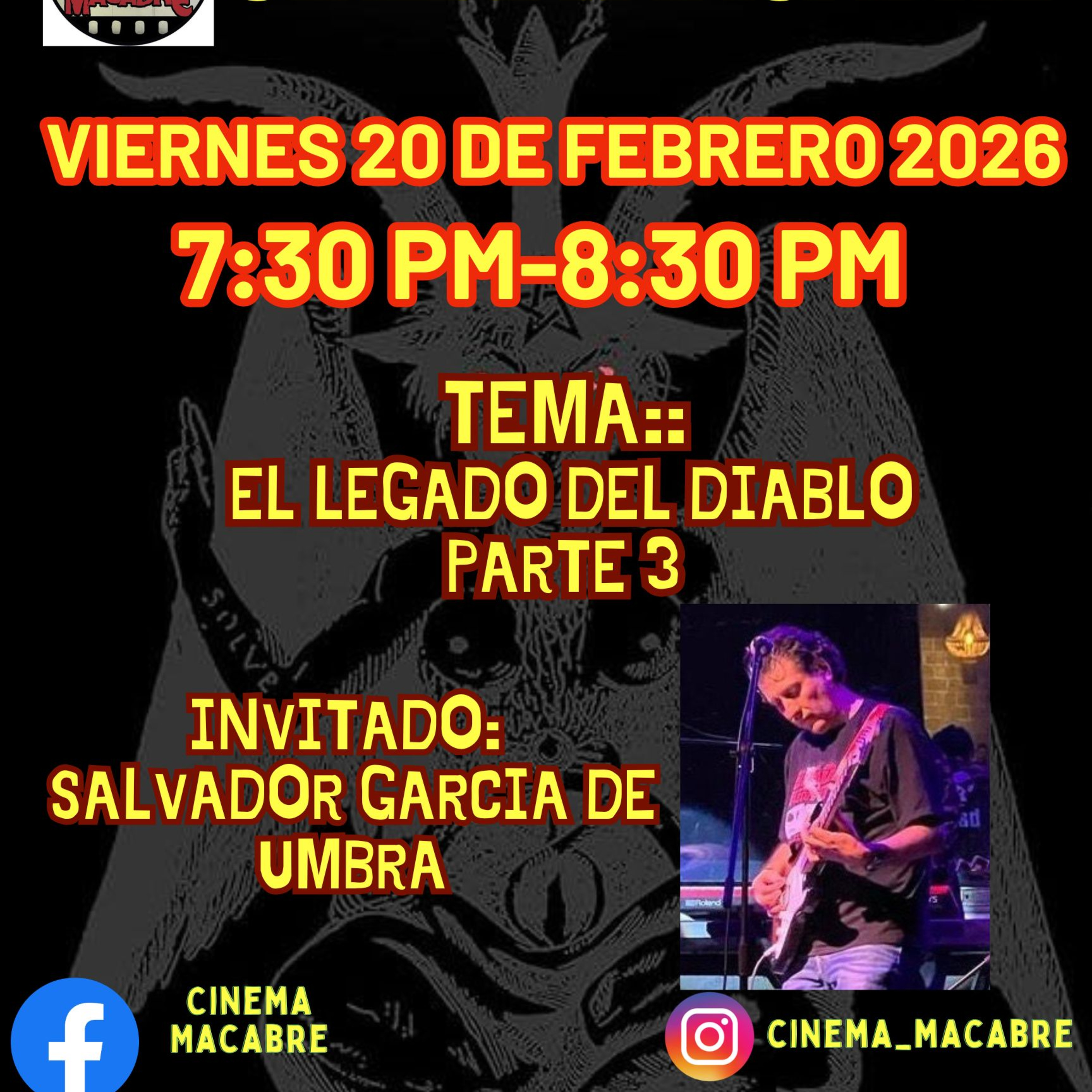 Cinema Macabre 20 De Febrero 2026 episode artwork