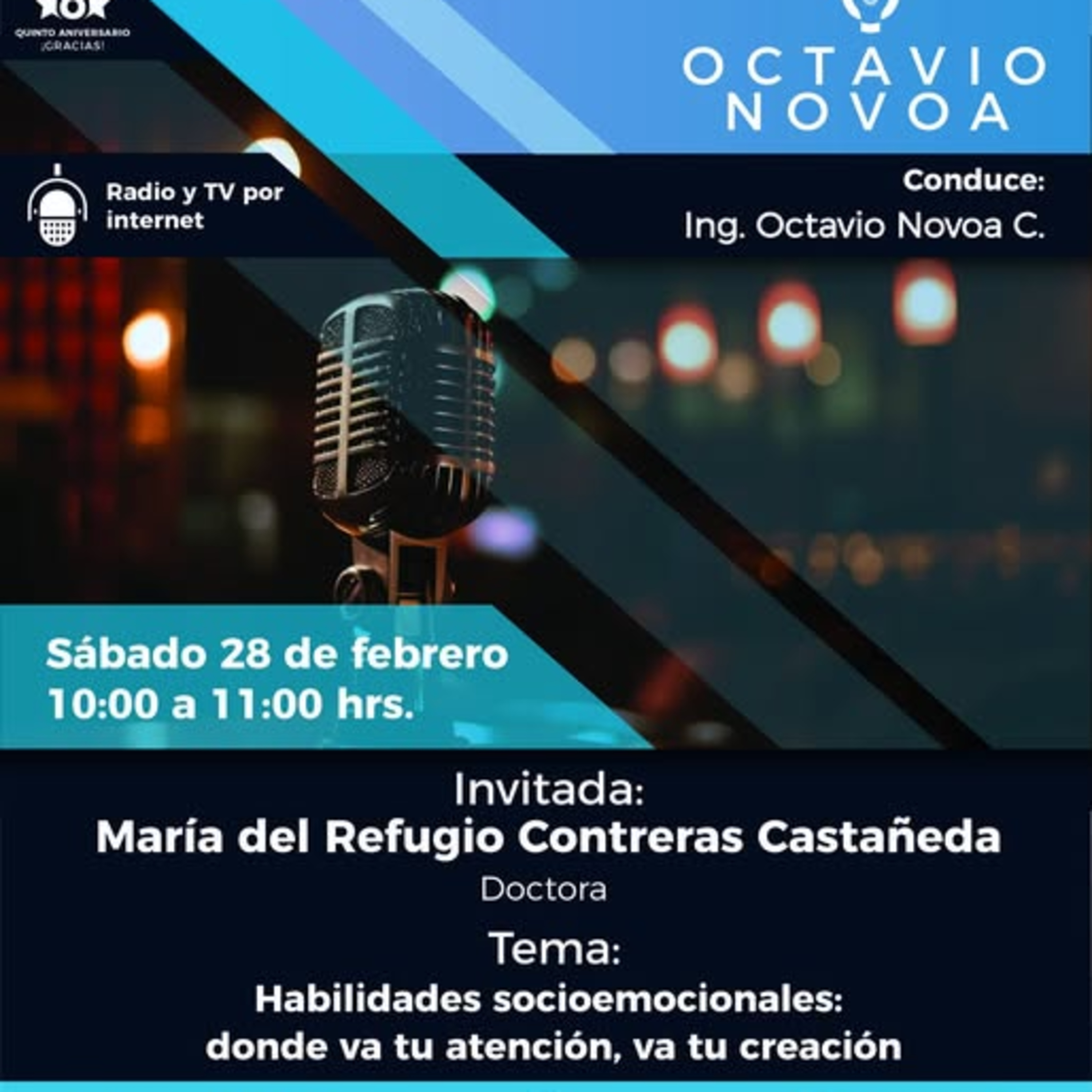 Charlando Con Octavio Novoa 28 De Febrero 2026 episode artwork