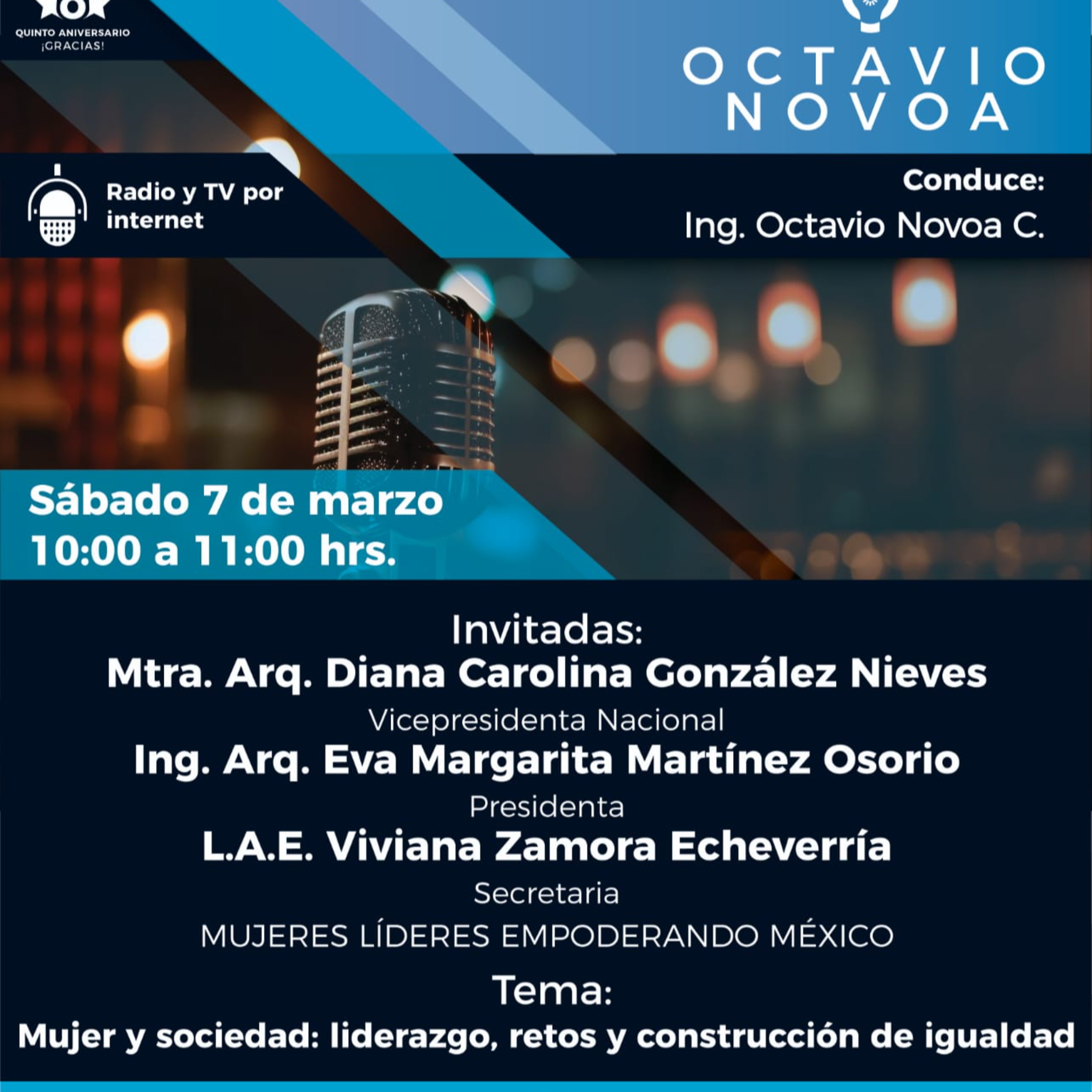 Charlando Con Octavio Novoa 7 De Marzo 2026 episode artwork