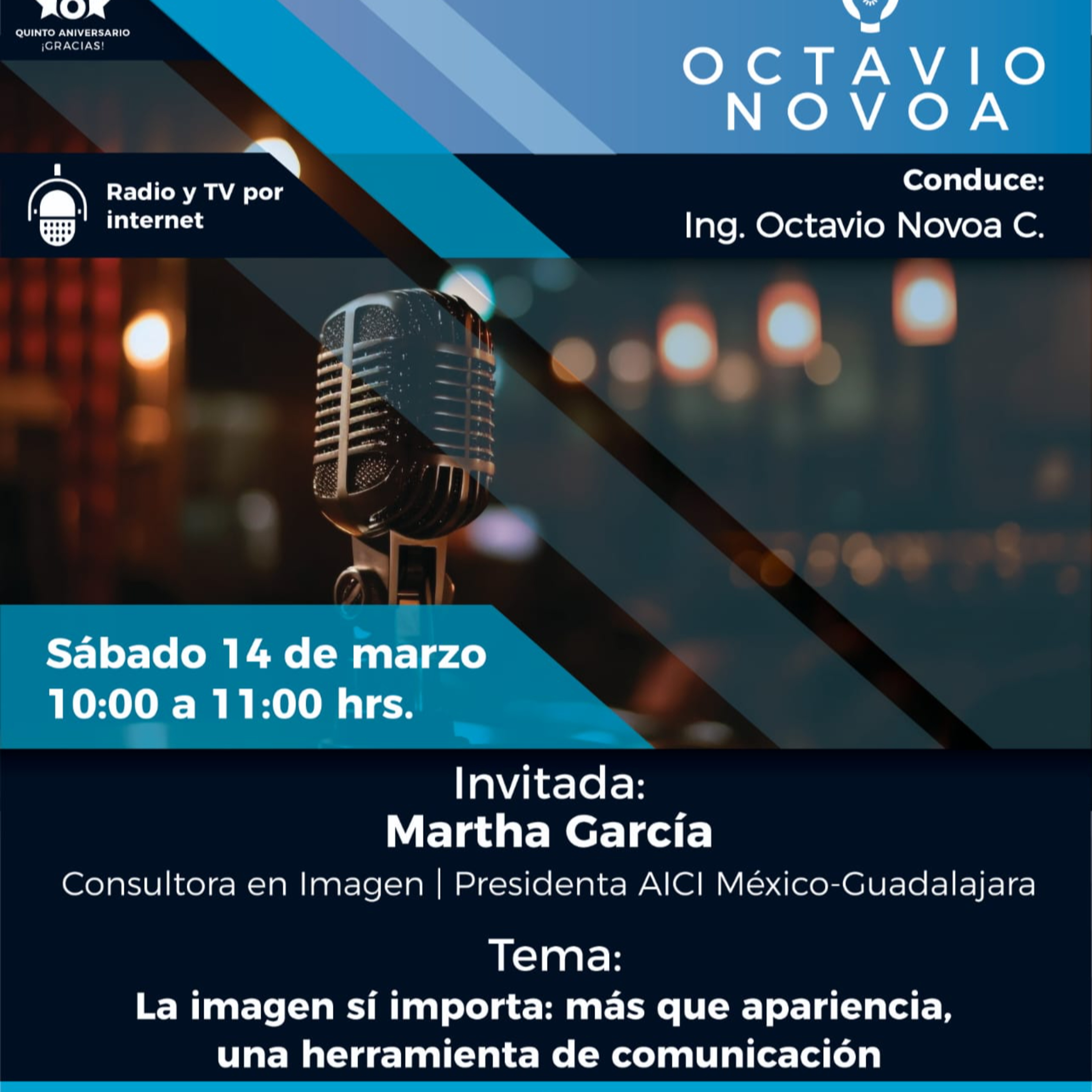 Charlando Con Octavio Novoa 14 De Marzo 2026 episode artwork
