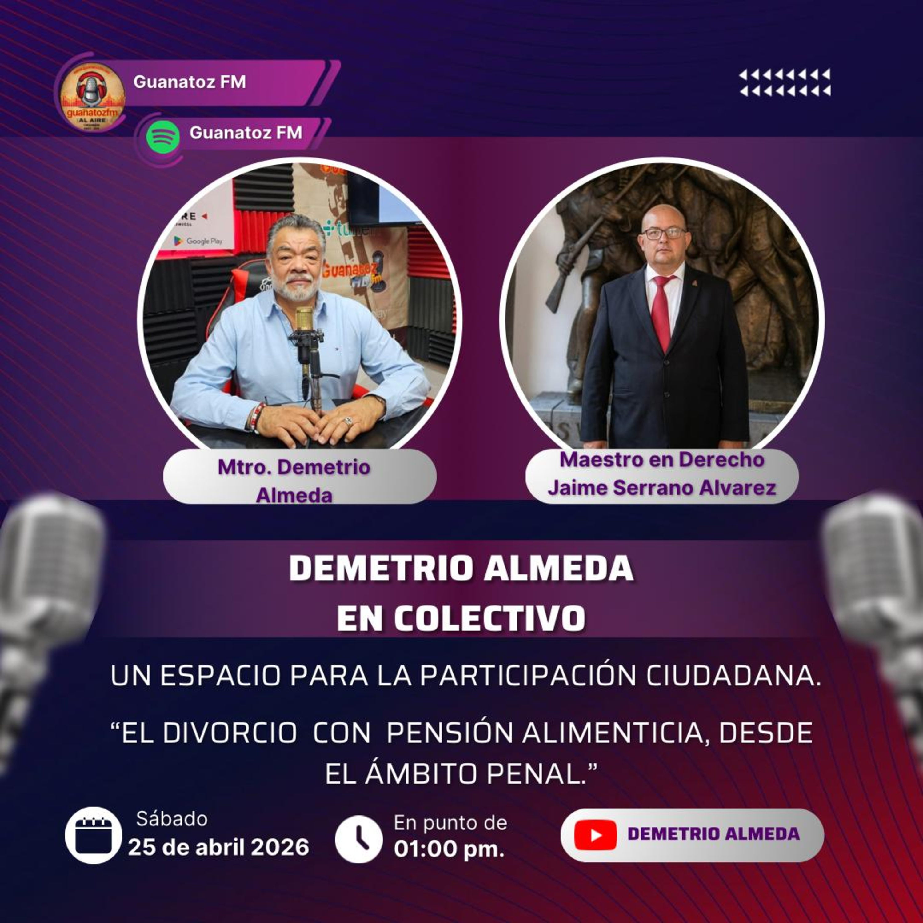 Demetrio Almeda En Colectivo 25 De Abril 2026 episode artwork