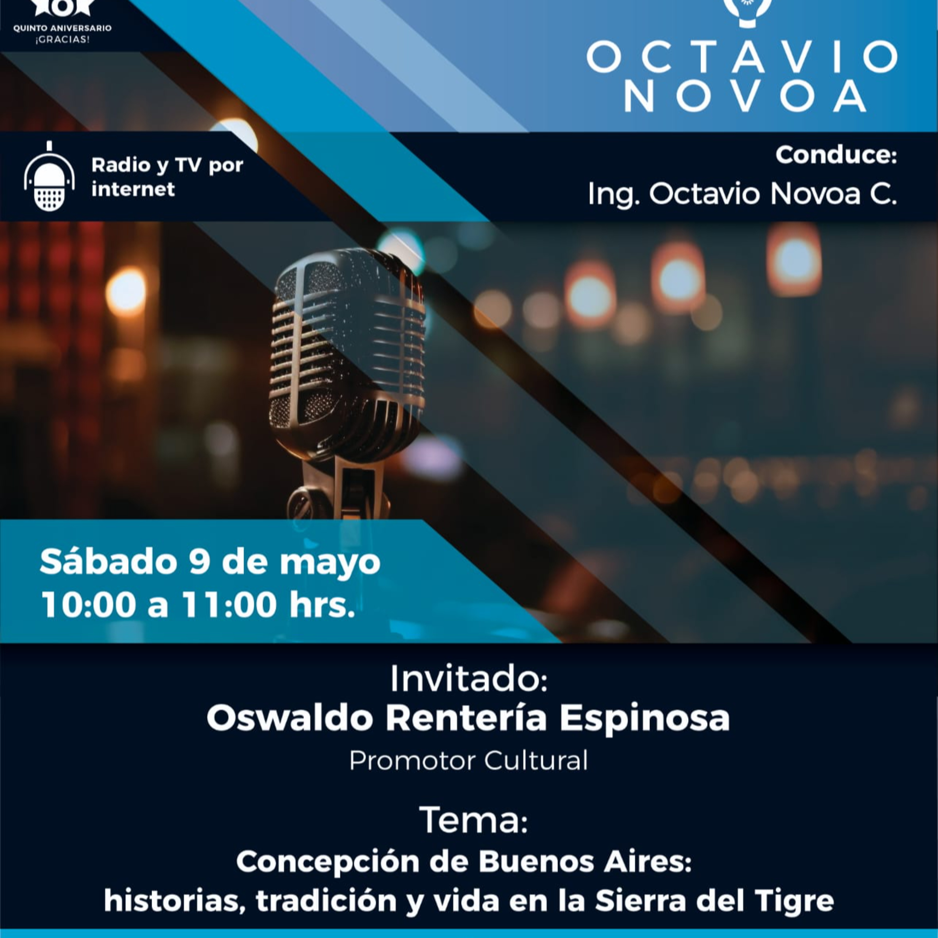 Charlando Con Octavio Novoa 9 De Mayo 2026