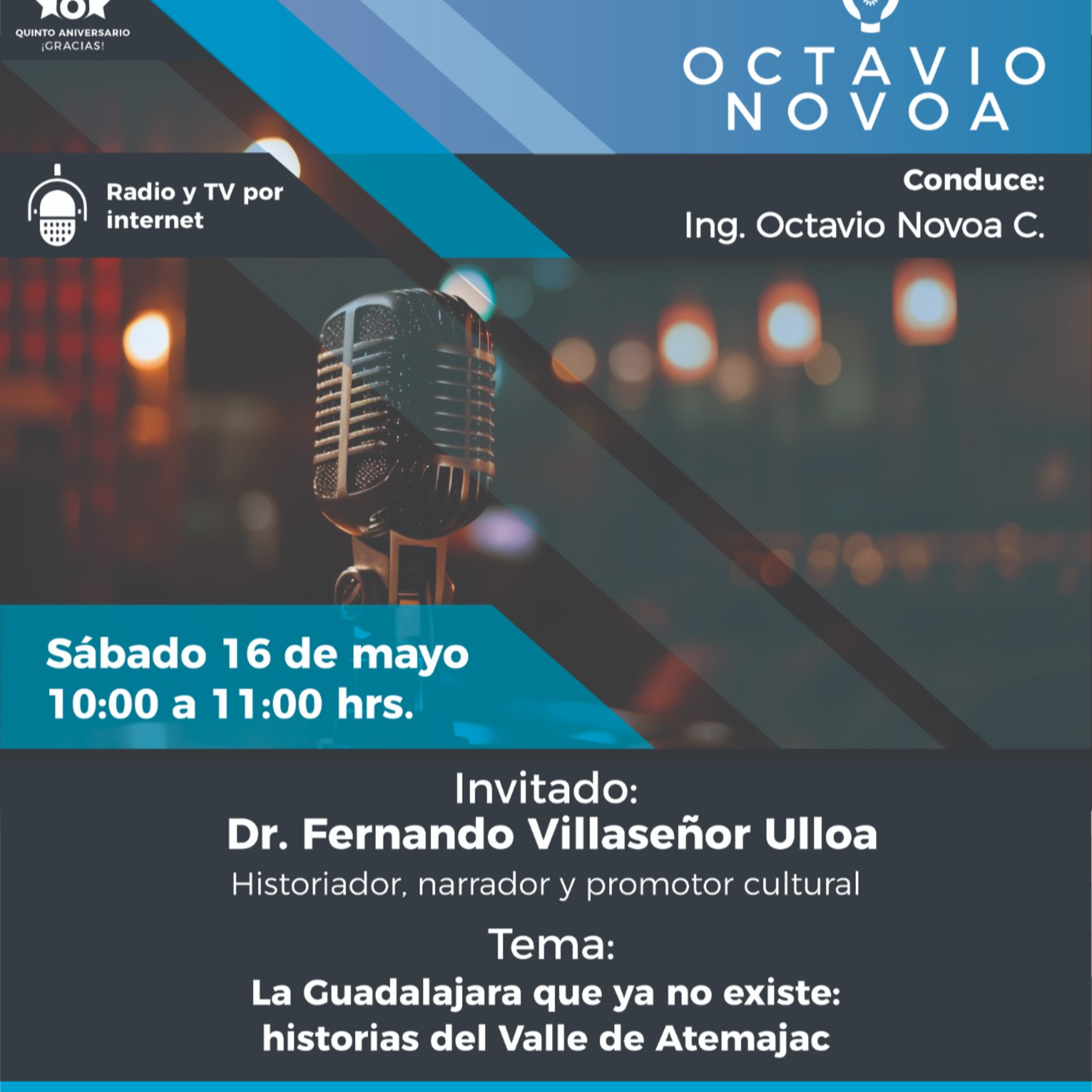 Charlando Con Octavio Novoa 16 De Mayo 2026