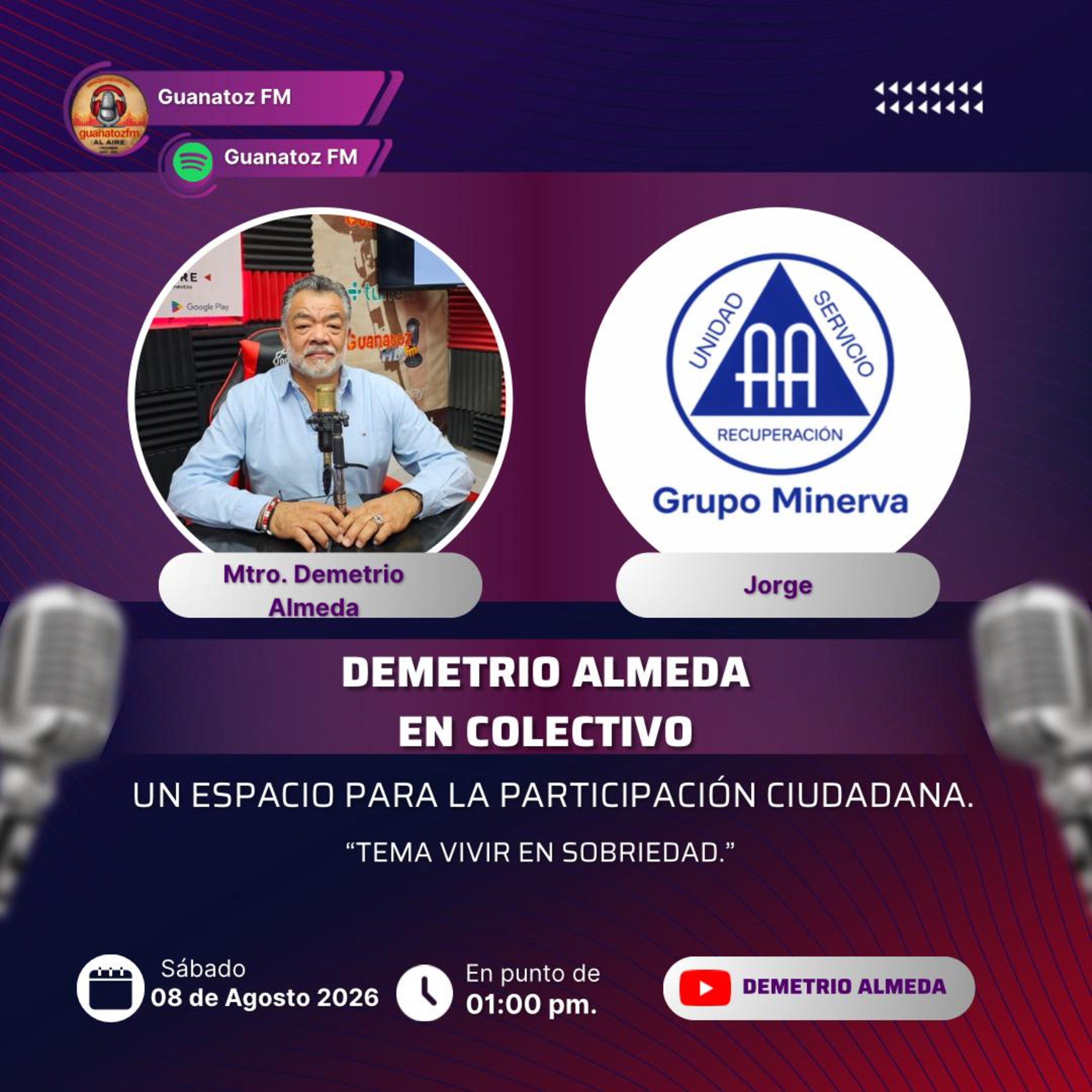 Demetrio Almeda En Colectivo 8 De Agosto 2026 episode artwork