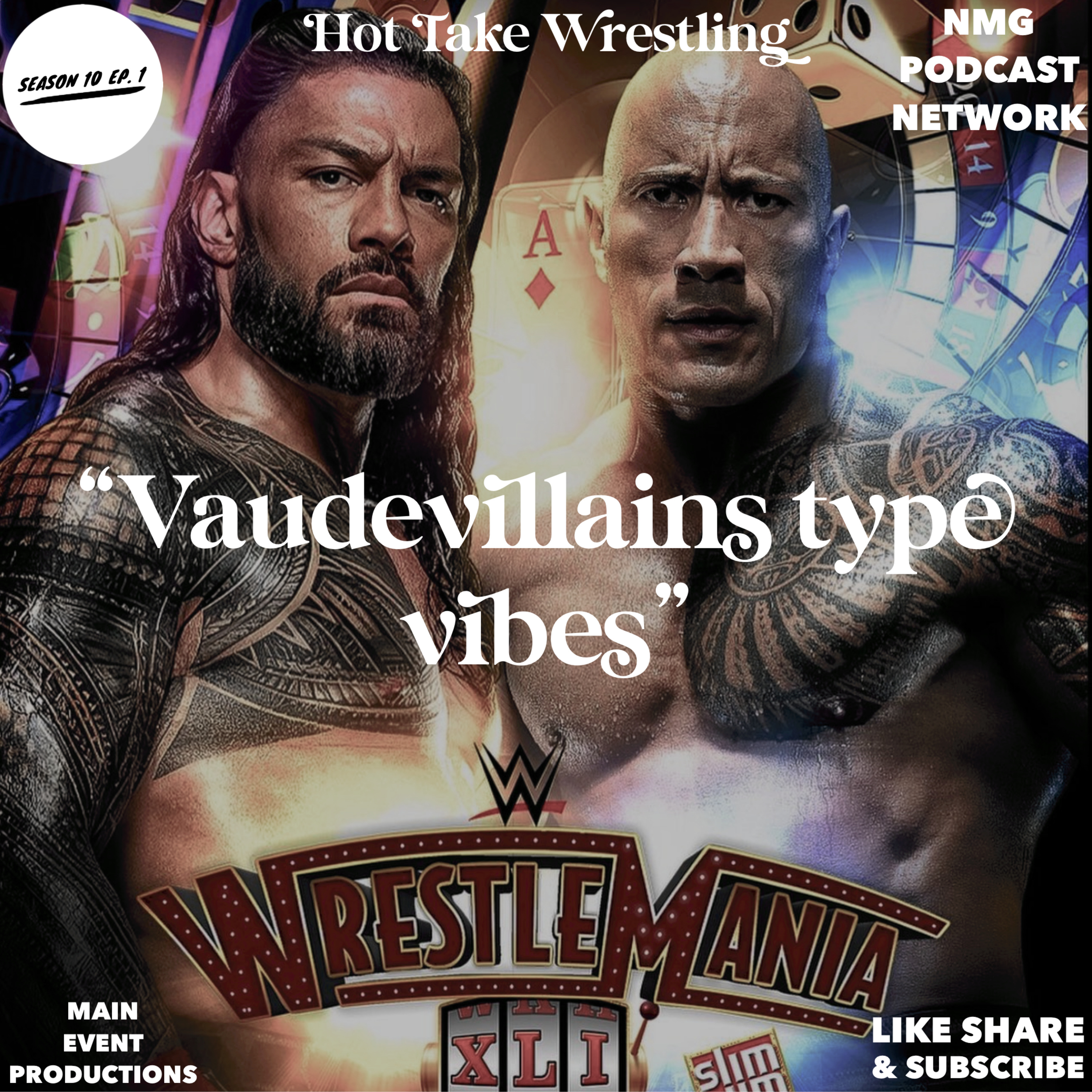 Hot Take Wrestling Season 10 Ep. 1: “Vaudevillains type vibes” episode artwork