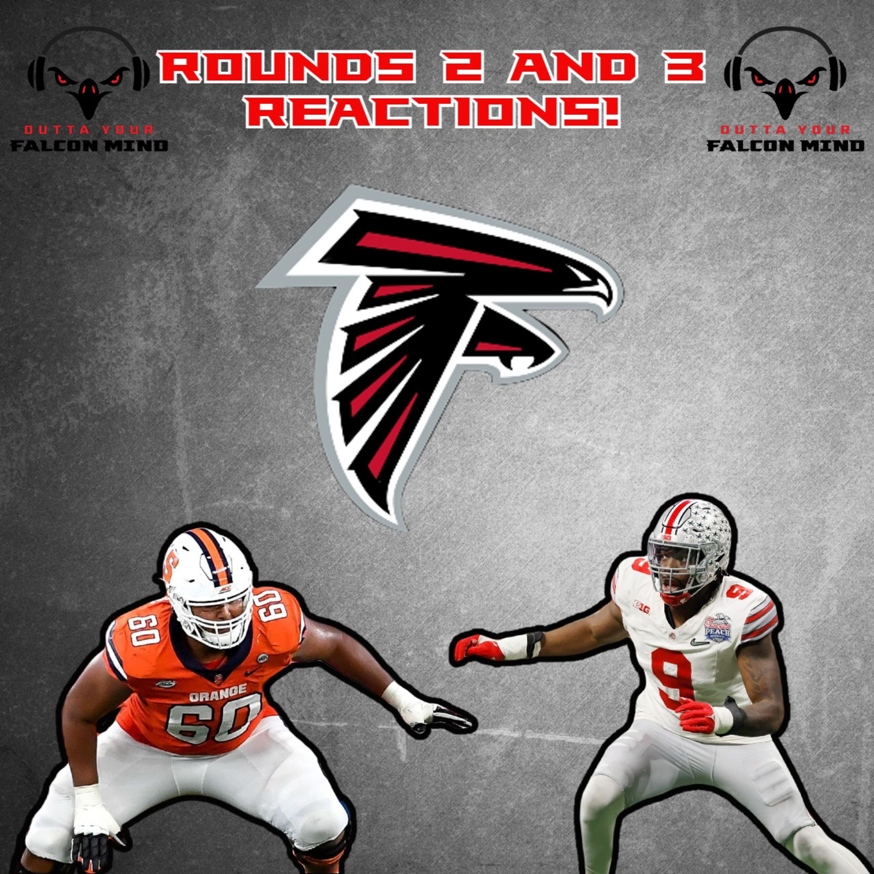 Ep. 102 Reactions to Rounds 2 and 3 for the Atlanta Falcons! episode artwork