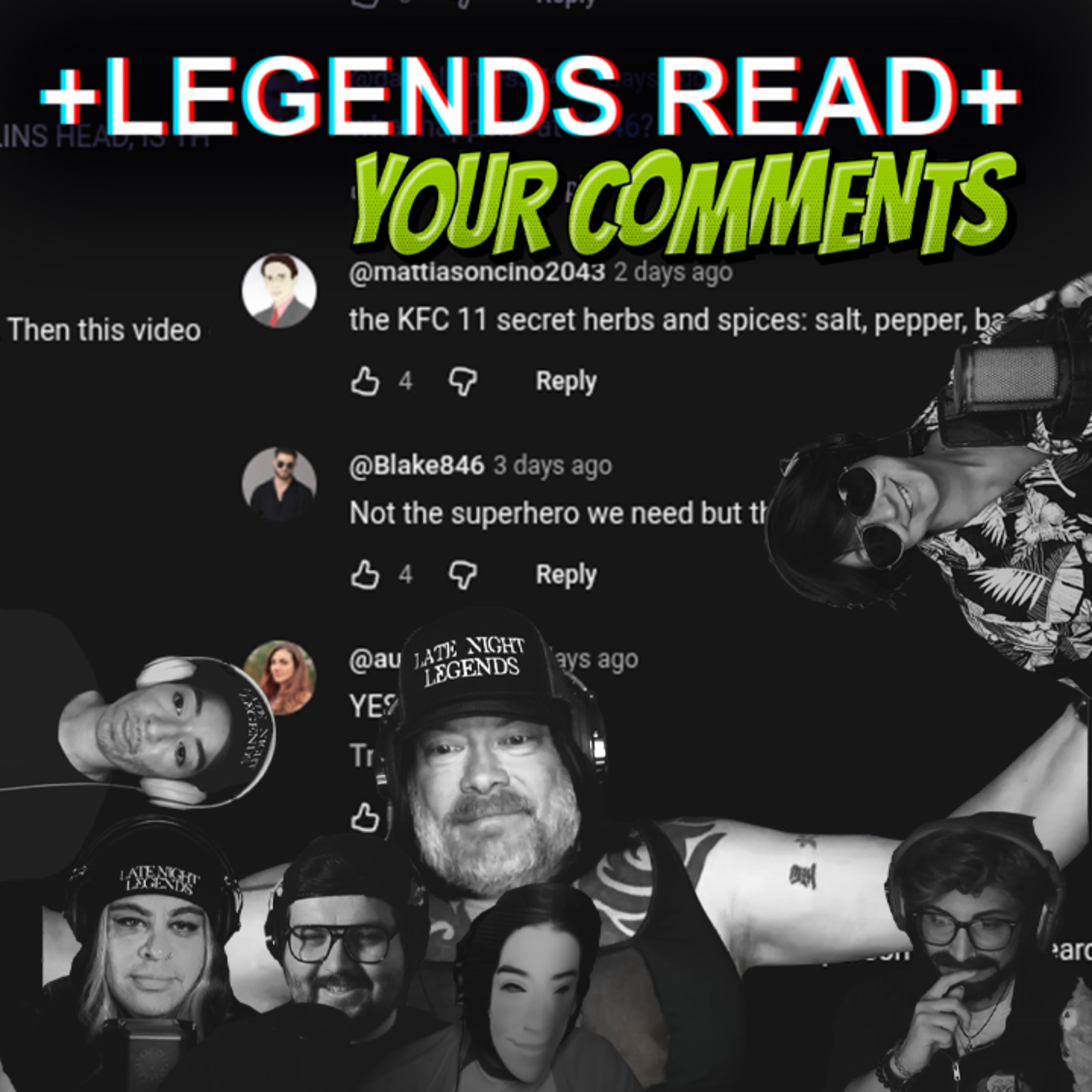 Late Night Legends Read Your Comments episode artwork