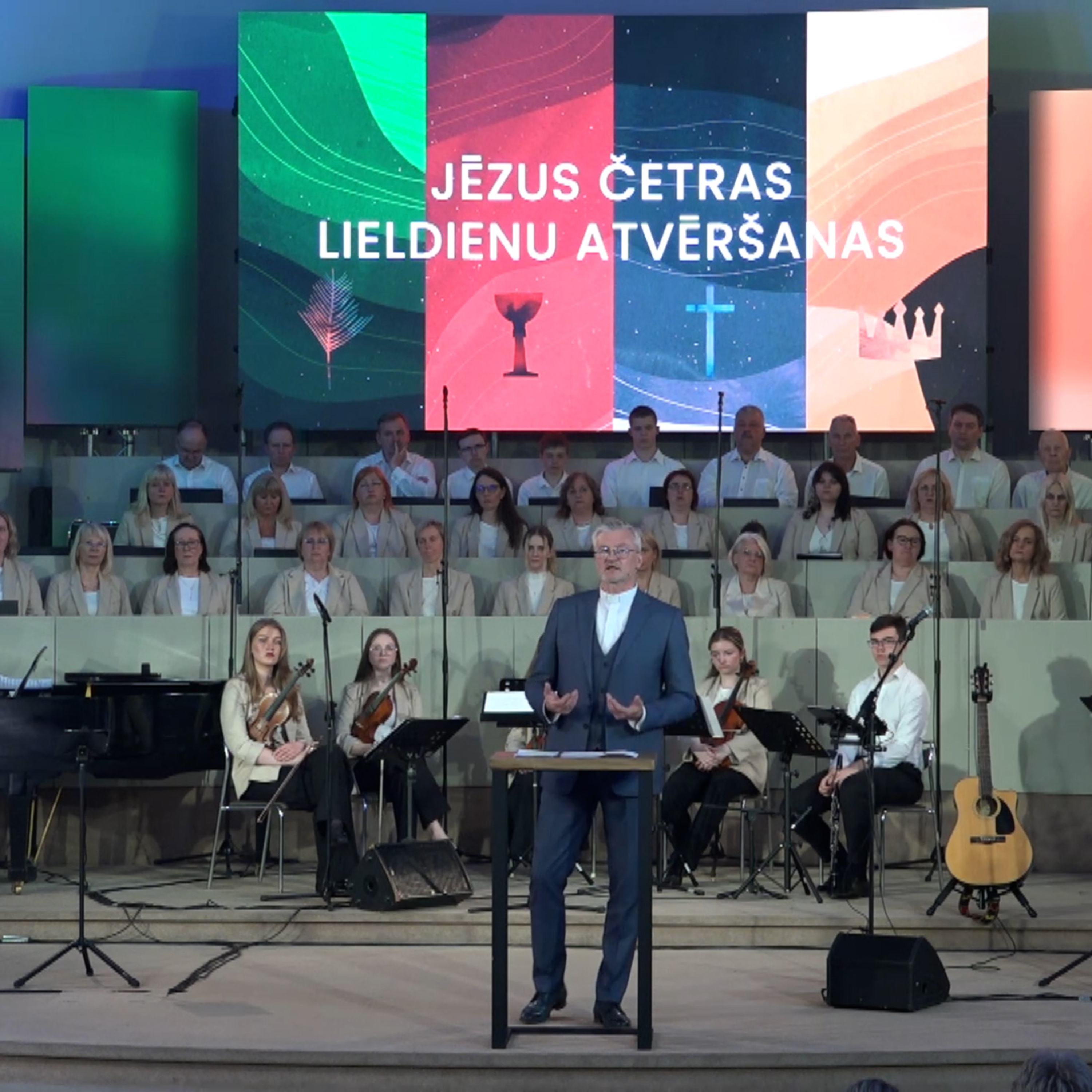 JĒZUS 4 LIELDIENU ATVĒRŠANAS | Ainars Baštiks, 20.04.2025 episode artwork