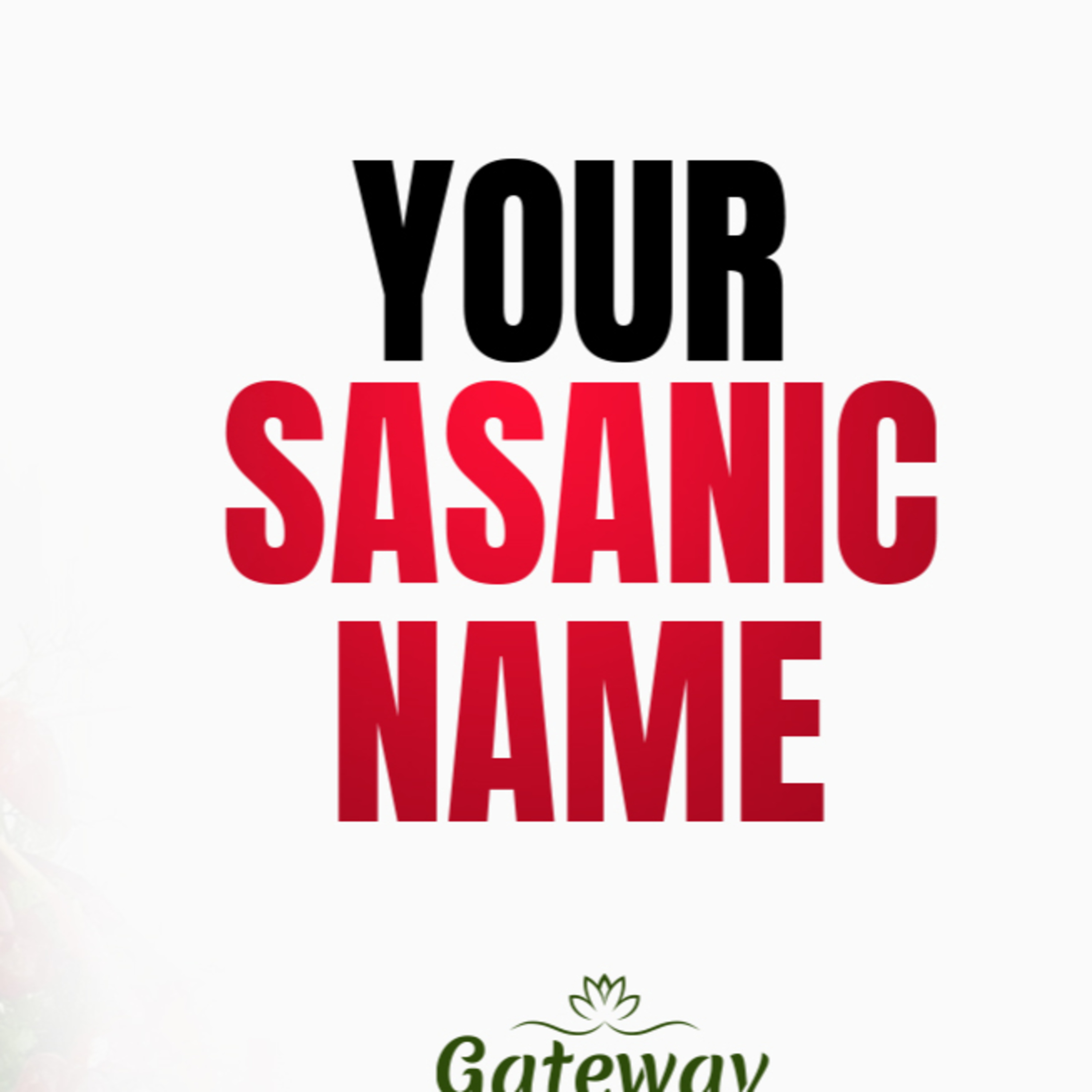 What is Your Sasanic Name?