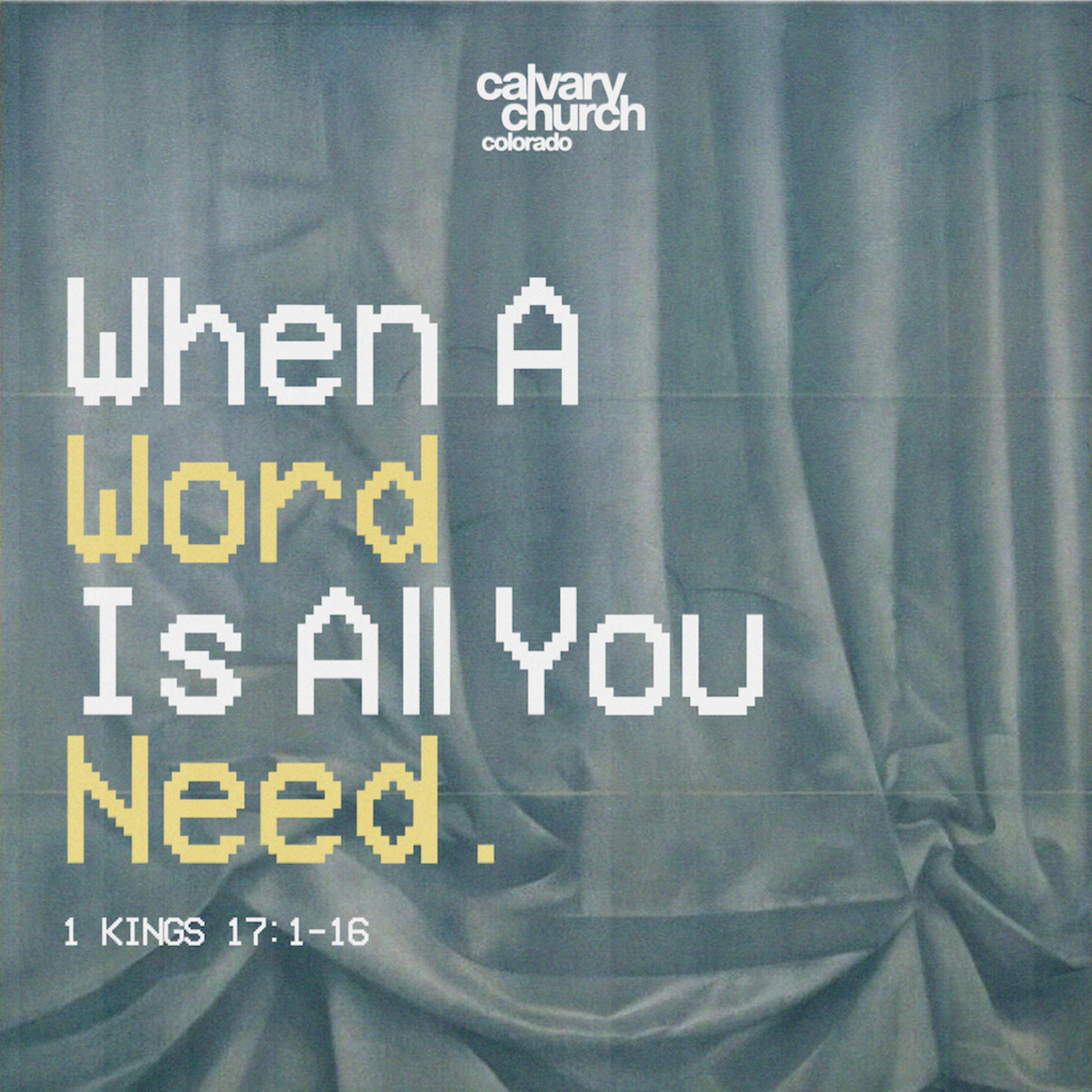 #20251019 - When A Word Is All You Need - 1 Kings 17:1-16 episode artwork