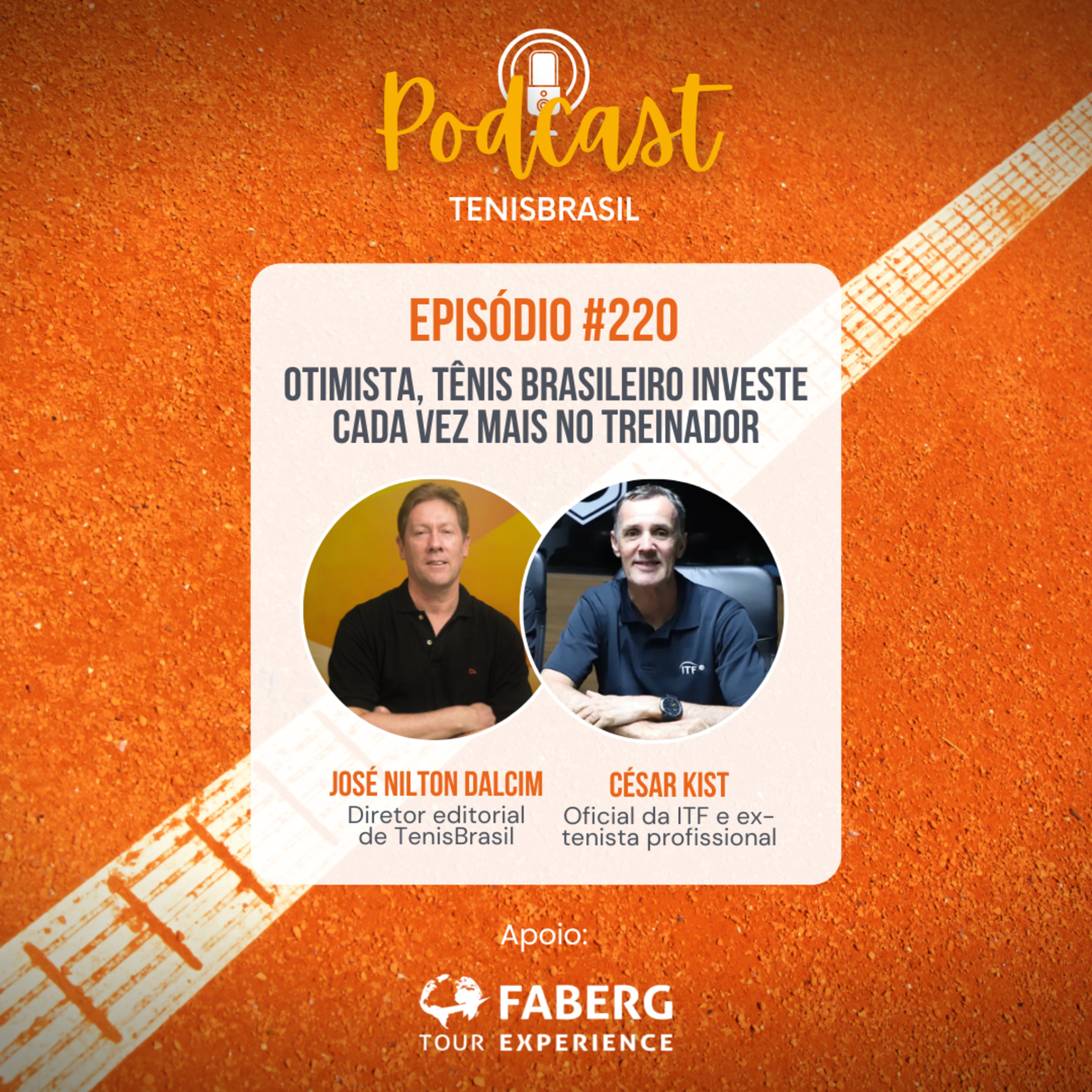 🎙 220 - Otimista, tênis brasileiro investe cada vez mais no treinador episode artwork