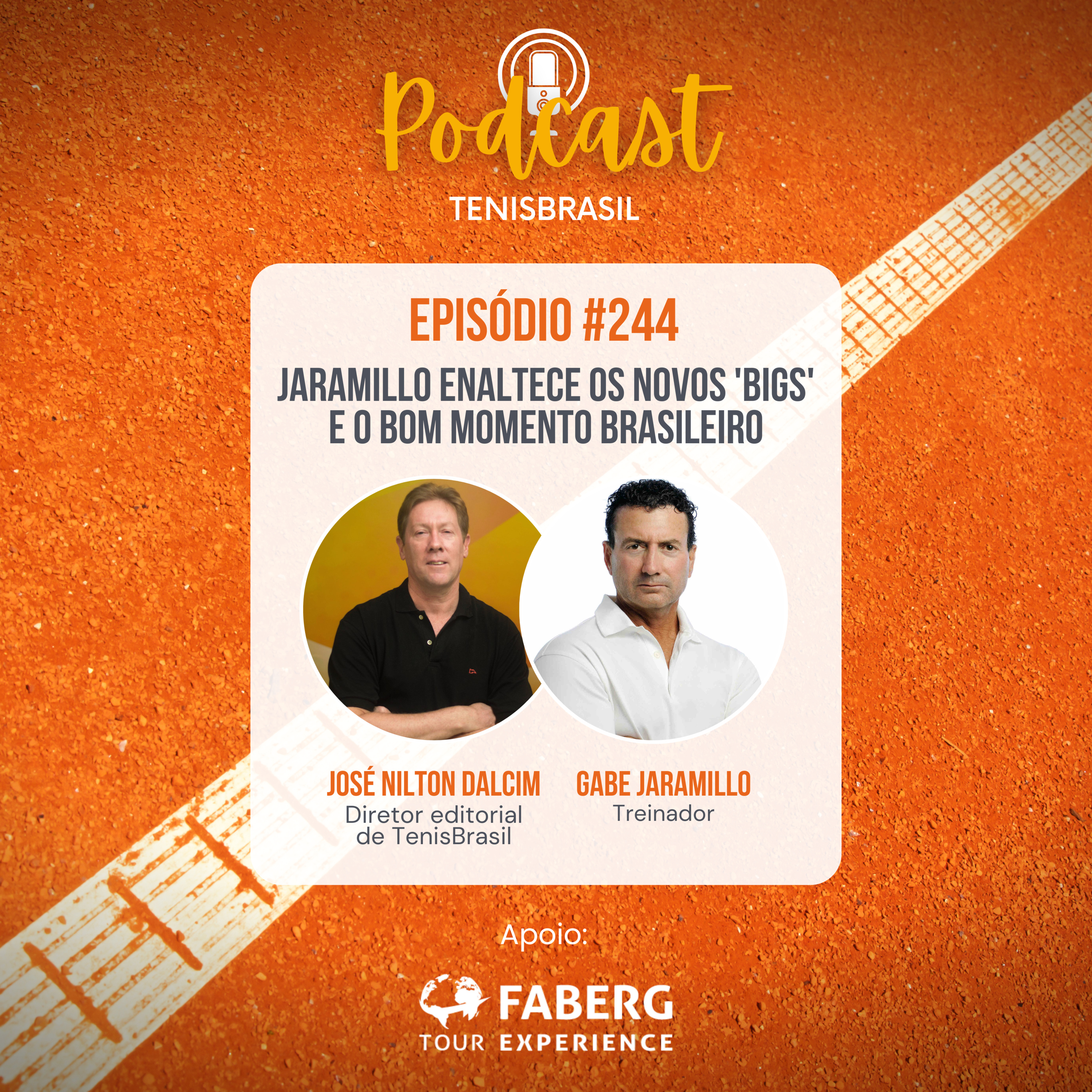 🎙244 - Jaramillo enaltece os novos 'bigs' e o bom momento brasileiro