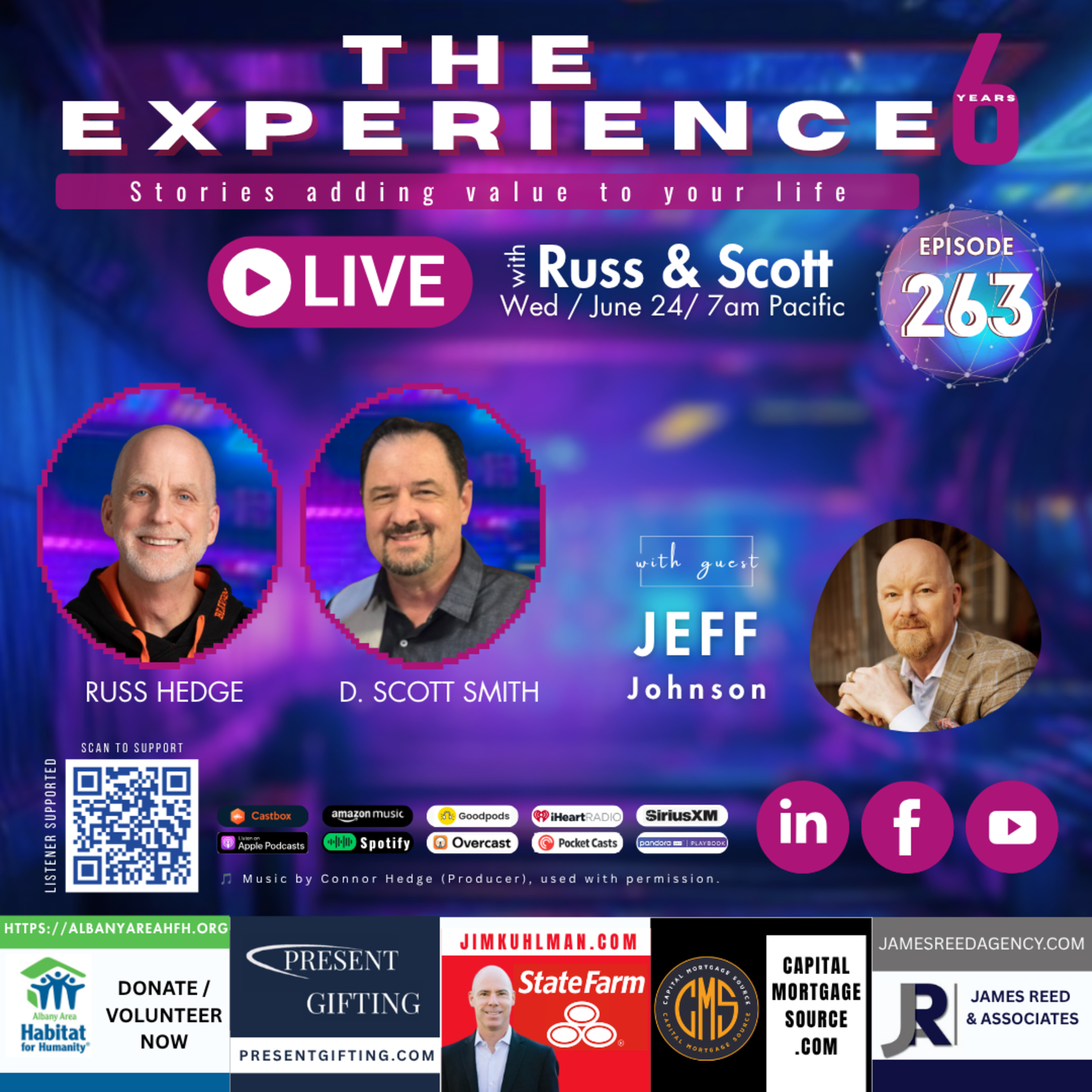 Purpose-Driven Leadership, Business Resilience & Leading with Empathy | Jeff Johnson | The Experience Live Y6E263 episode artwork