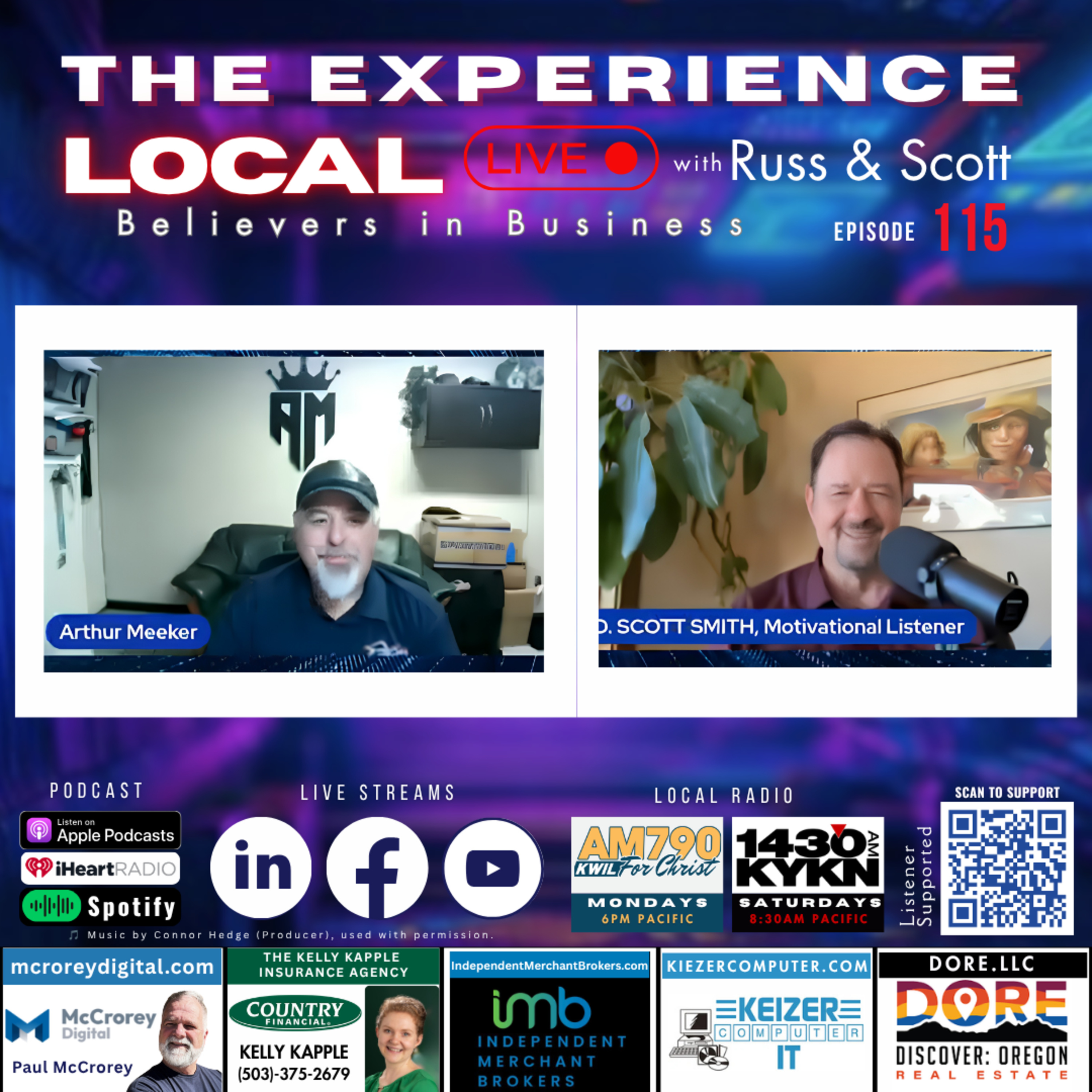 From Passion to Purpose: How Hobbies, Faith, and Community Built a Successful Business | The Experience Local Live with Russ & Scott episode artwork