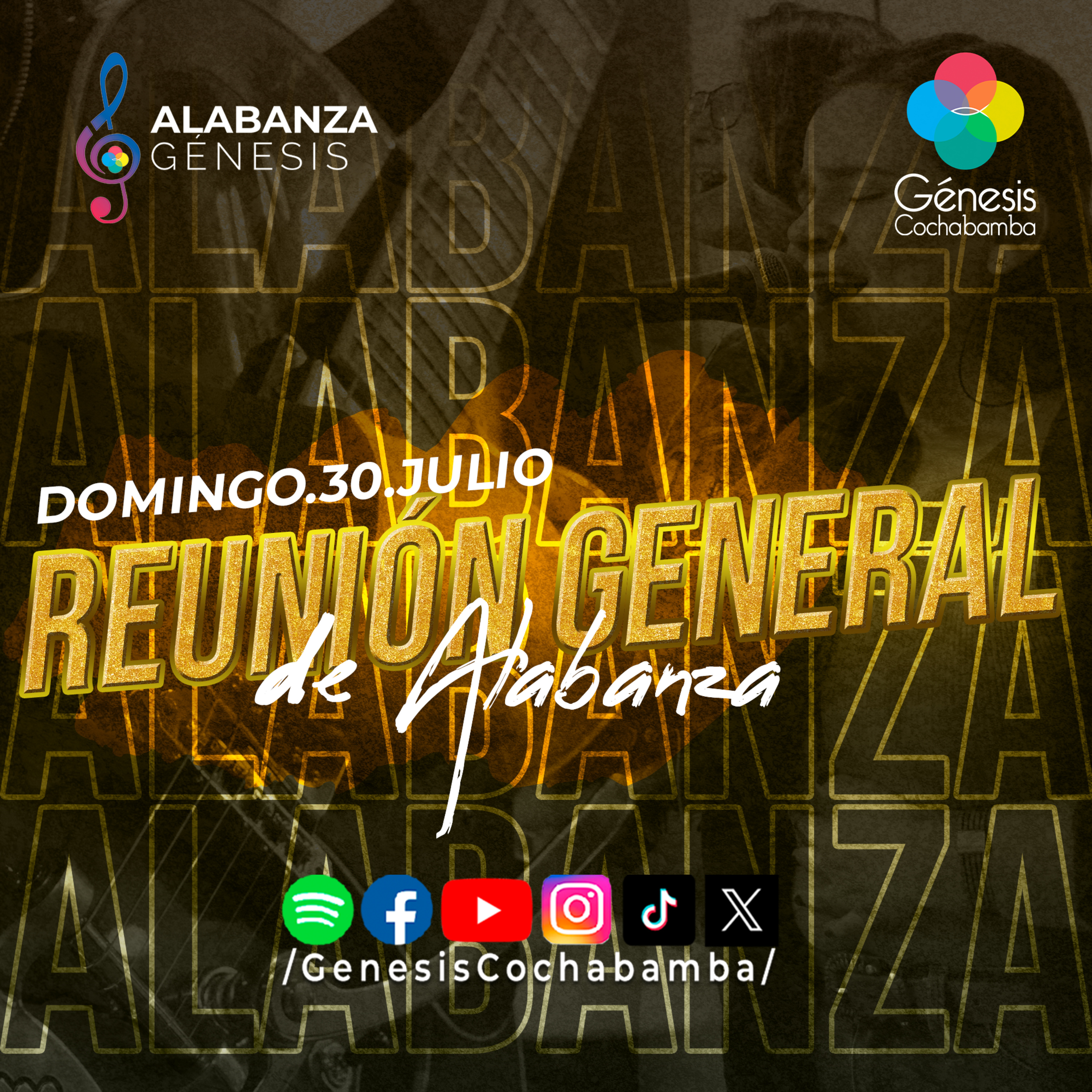 REUNIÓN GENERAL DE ALABANZA - JULIO 2023