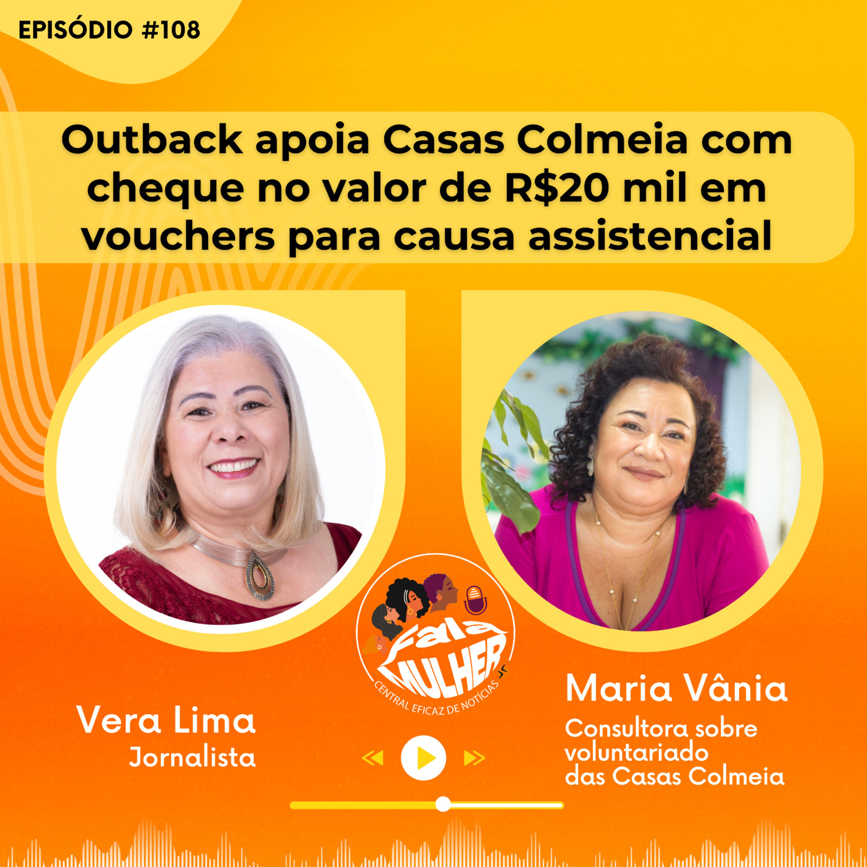 Outback apoia Casas Colmeia com cheque no valor de R$20mil em vouchers para causa assistencial episode artwork