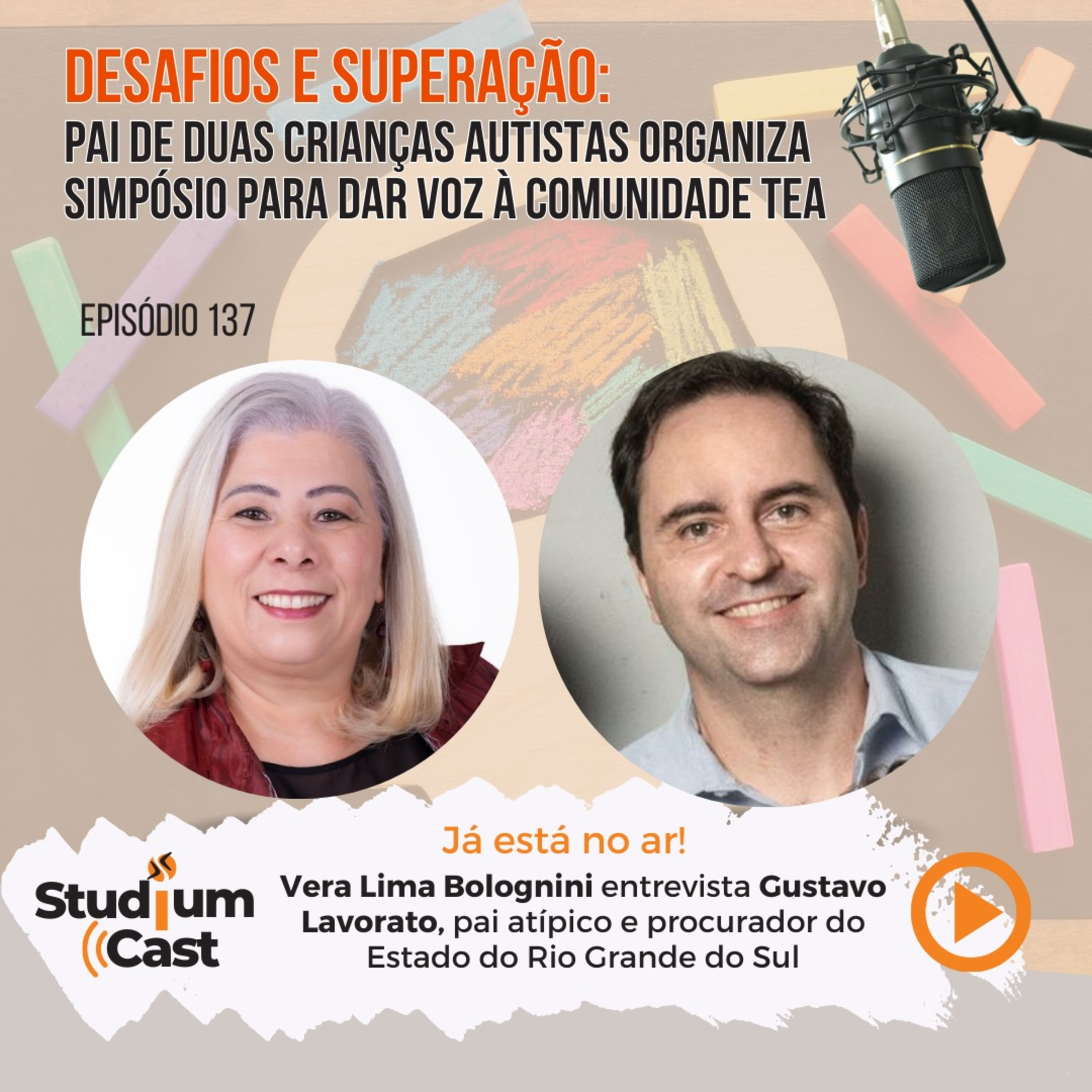 Desafios e superação: pai de duas crianças autistas organiza simpósio para dar voz à comunidade TEA episode artwork