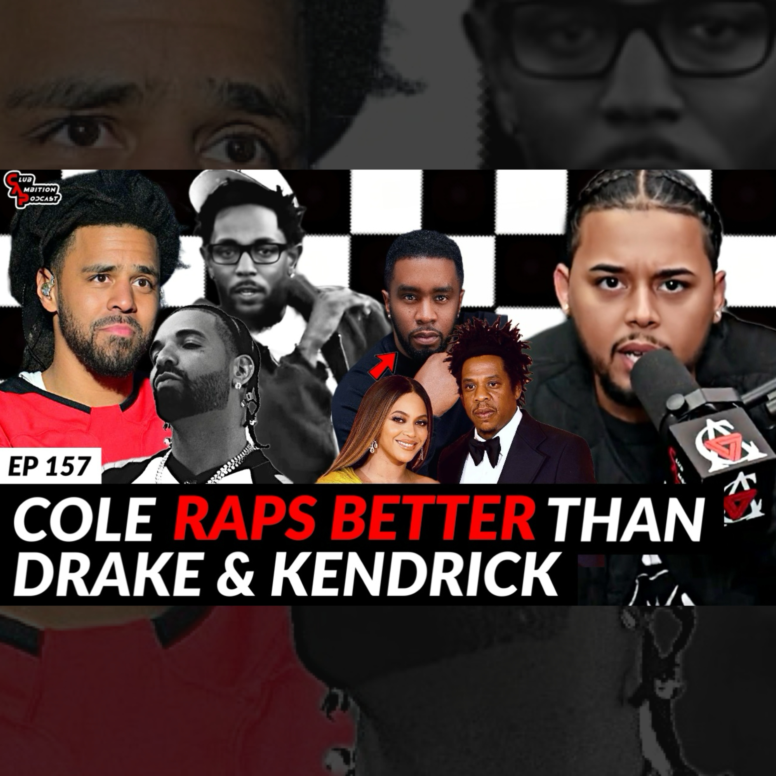 Episode 157 | J. Cole Raps BETTER Than Drake & Kendrick, Akademiks THREATENS Future, Jay-Z & Beyonce HAD ENOUGH! episode artwork