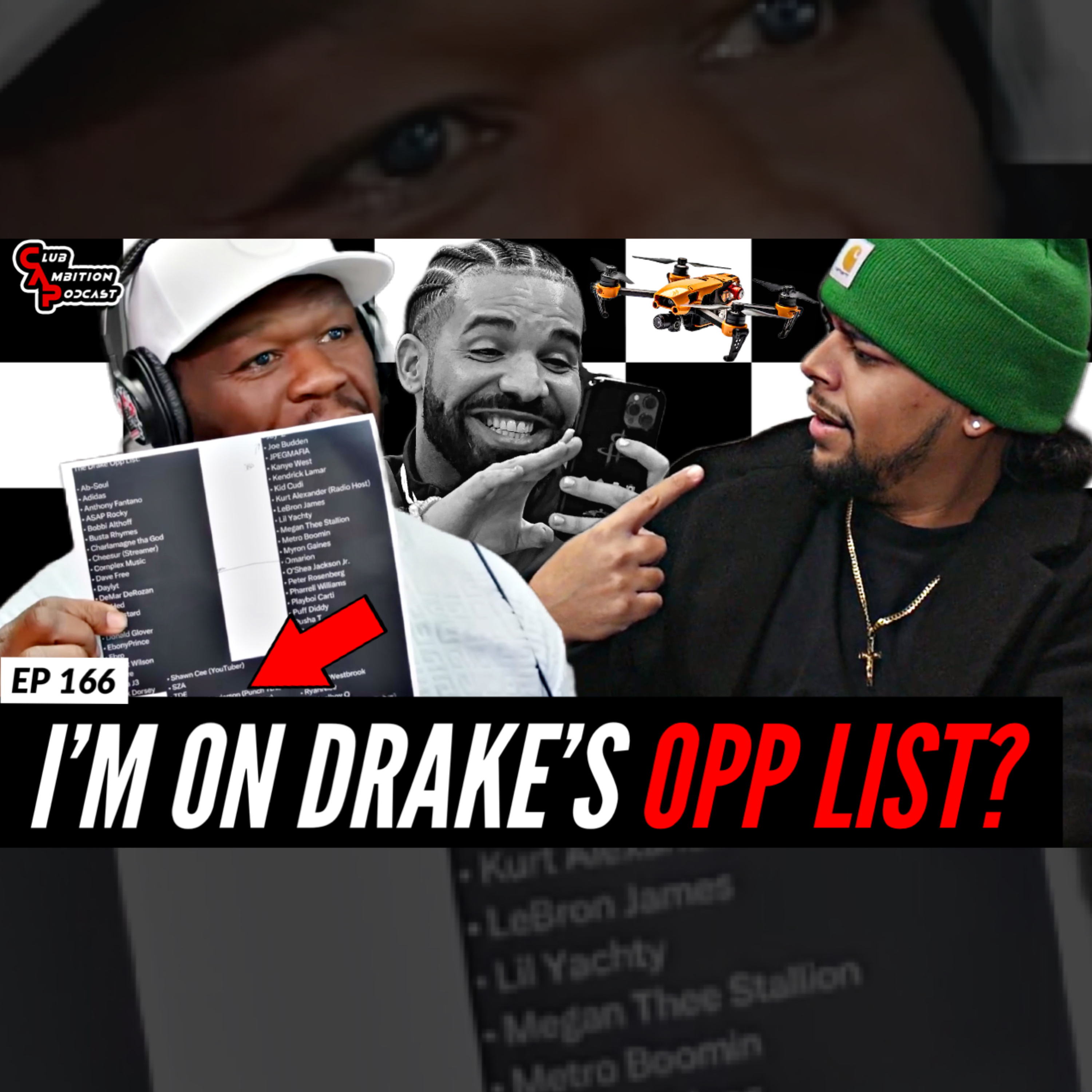 50 Cent Says I'm Drake's Opp! Jay-Z Accuser SPEAKS, Drones INVADE, RI FB Group, Remy & Pap | Episode 166 episode artwork
