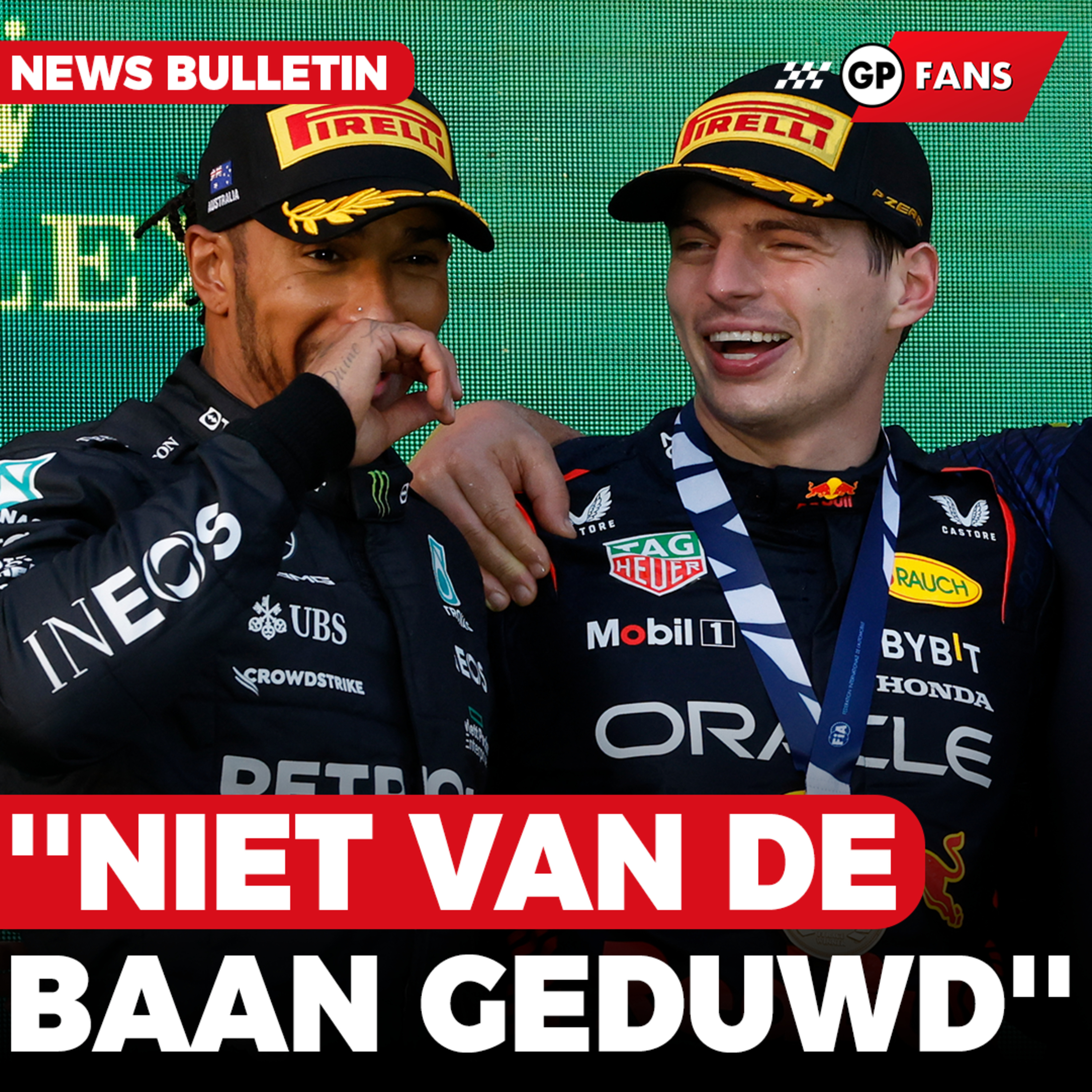 Hamilton over gevecht met Verstappen: ''Heb hem niet van de baan geduwd'' | GPFans News episode artwork