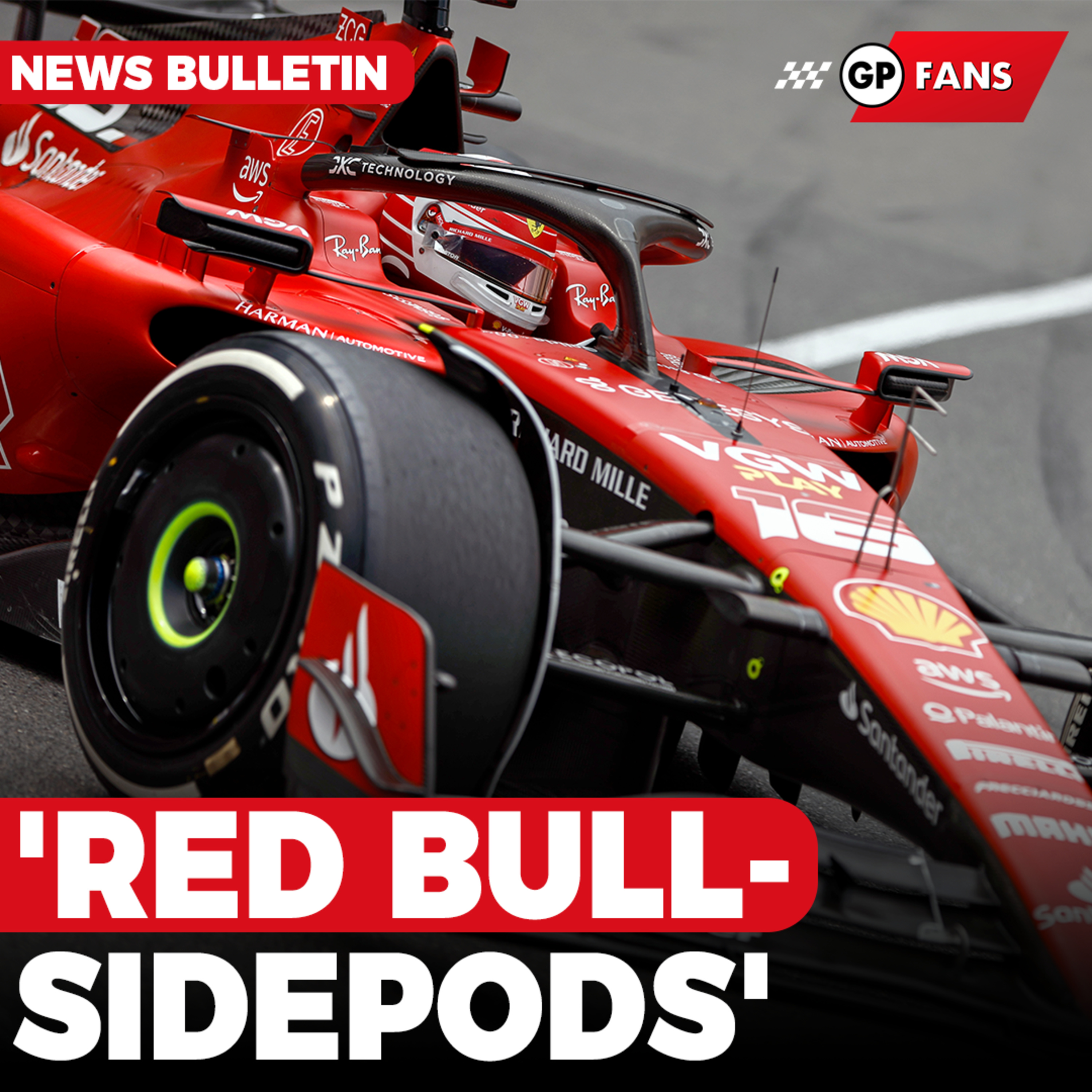 Ferrari volgt Mercedes en komt met 'Red Bull-sidepods' naar Spanje | GPFans News episode artwork