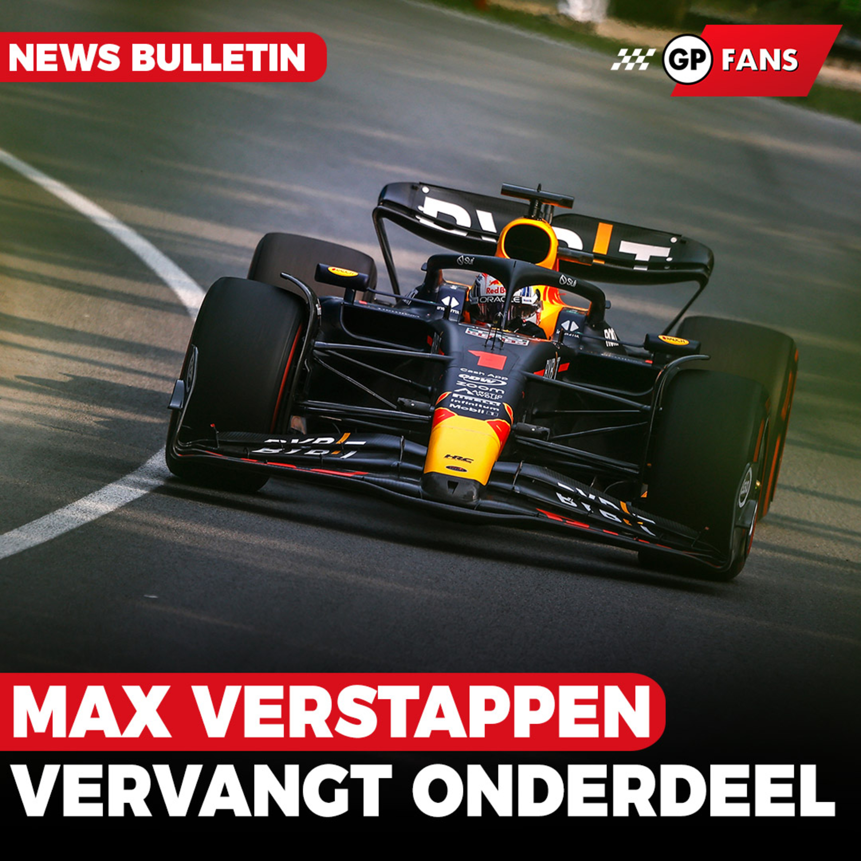 Verstappen vervangt motoronderdeel, cameraproblemen tijdens VT1 | GPFans News episode artwork