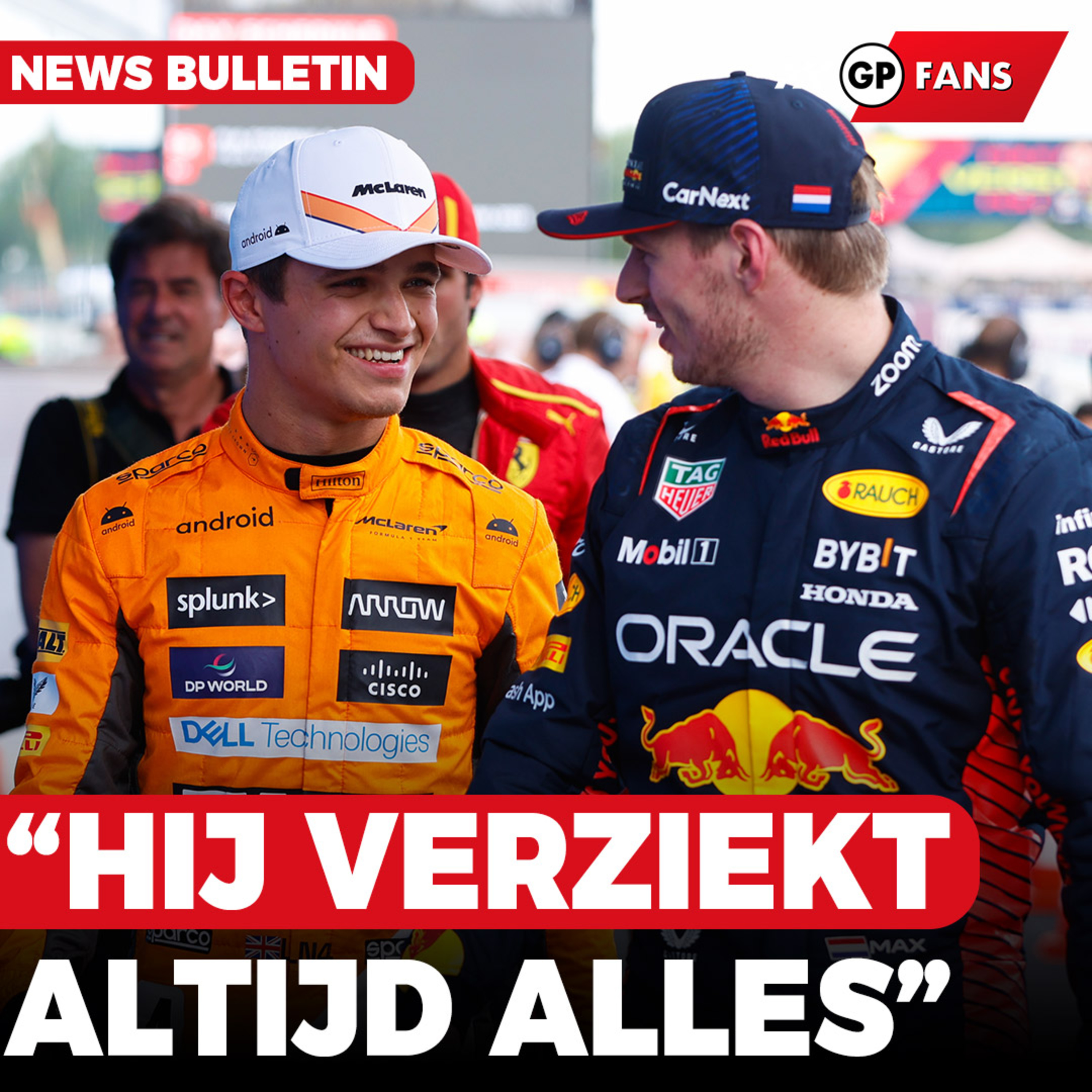 Max Verstappen pakt pole op Silverstone, Lando Norris: 'Max verziekt altijd alles' | GPFans News episode artwork