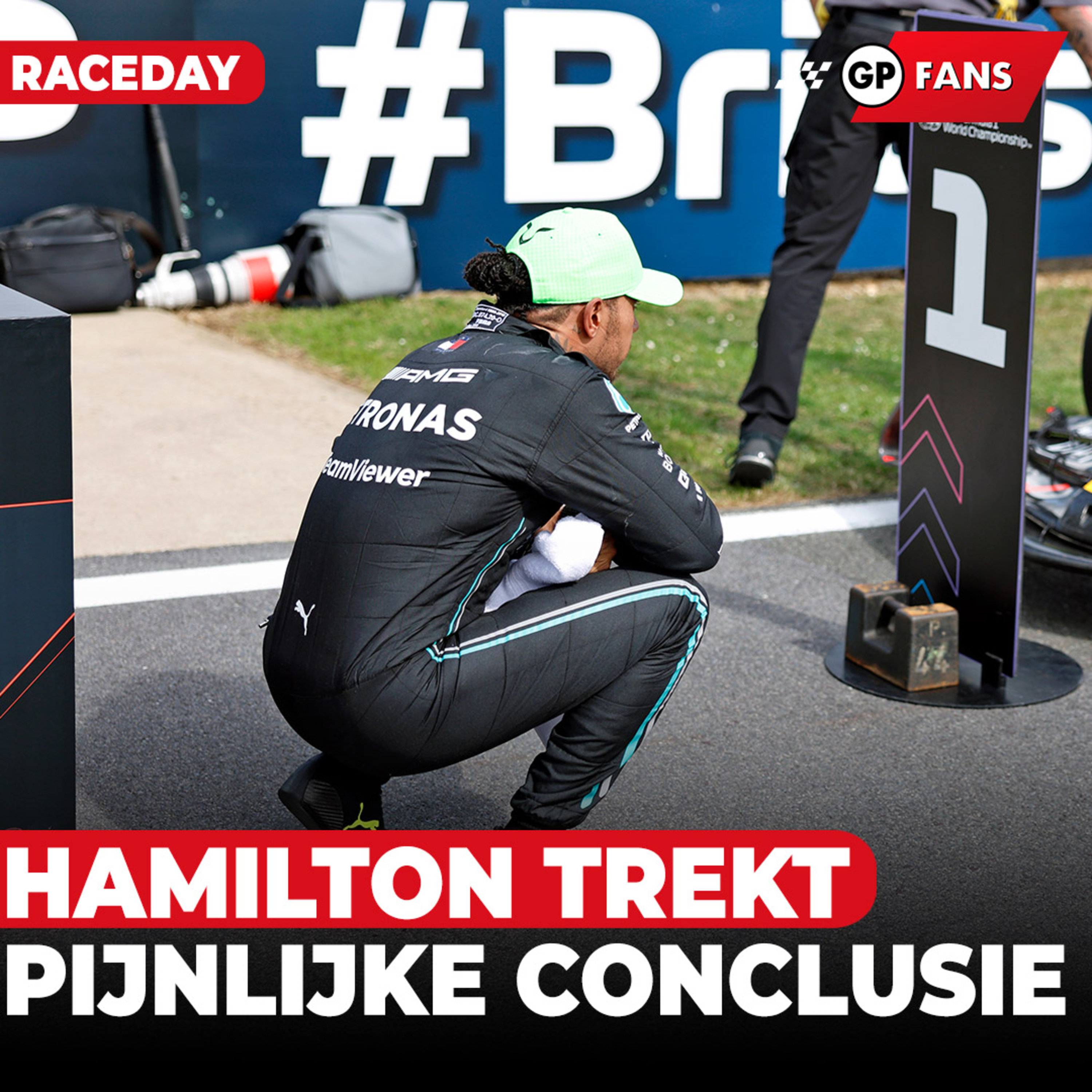 Hamilton trekt pijnlijke conclusie na Silverstone: 'Max heeft het nog steeds' | GPFans Race Day episode artwork