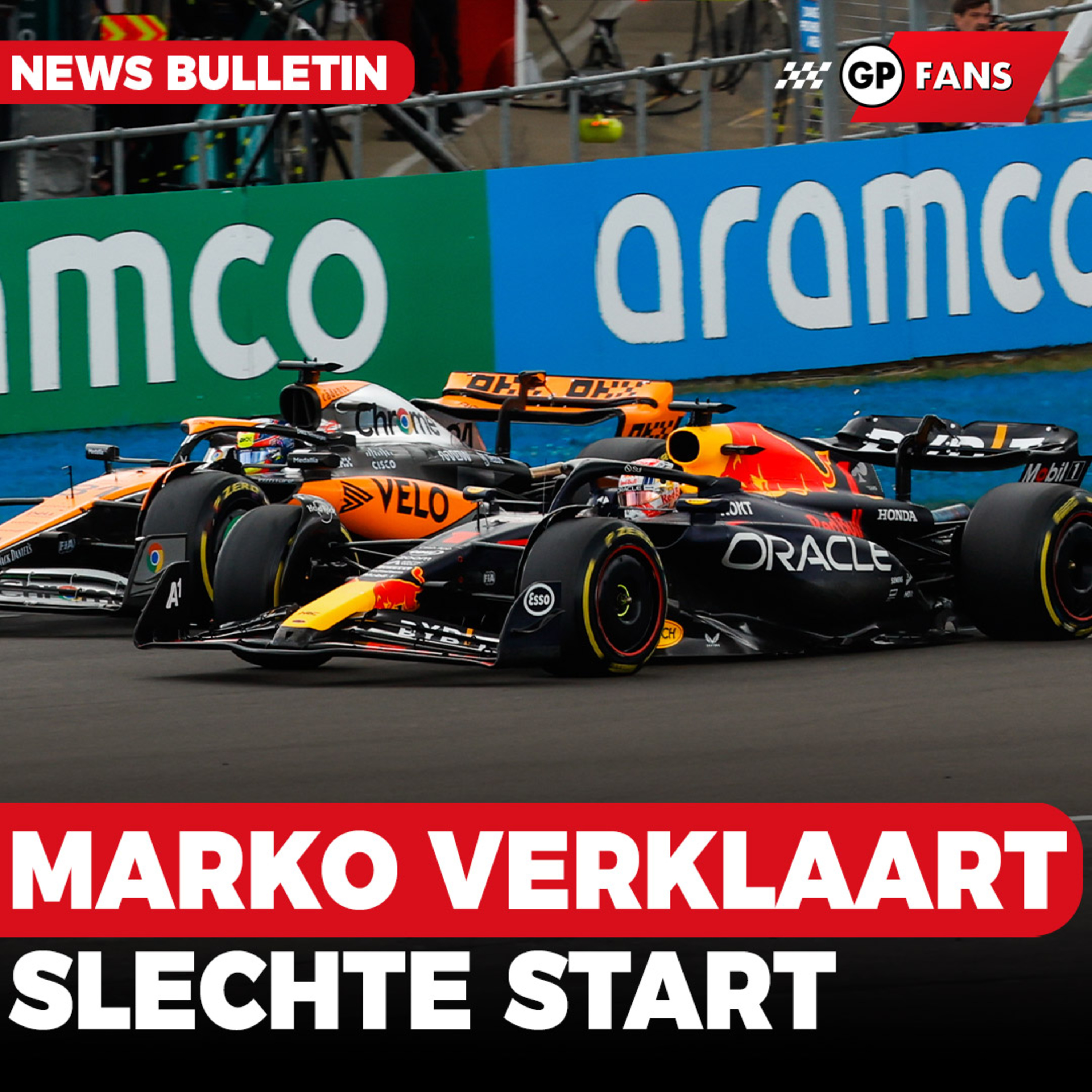 Marko wijst naar eigen fout Verstappen, Gasly tegen Sainz: "Zo behandel je mij niet" | GPFans News episode artwork