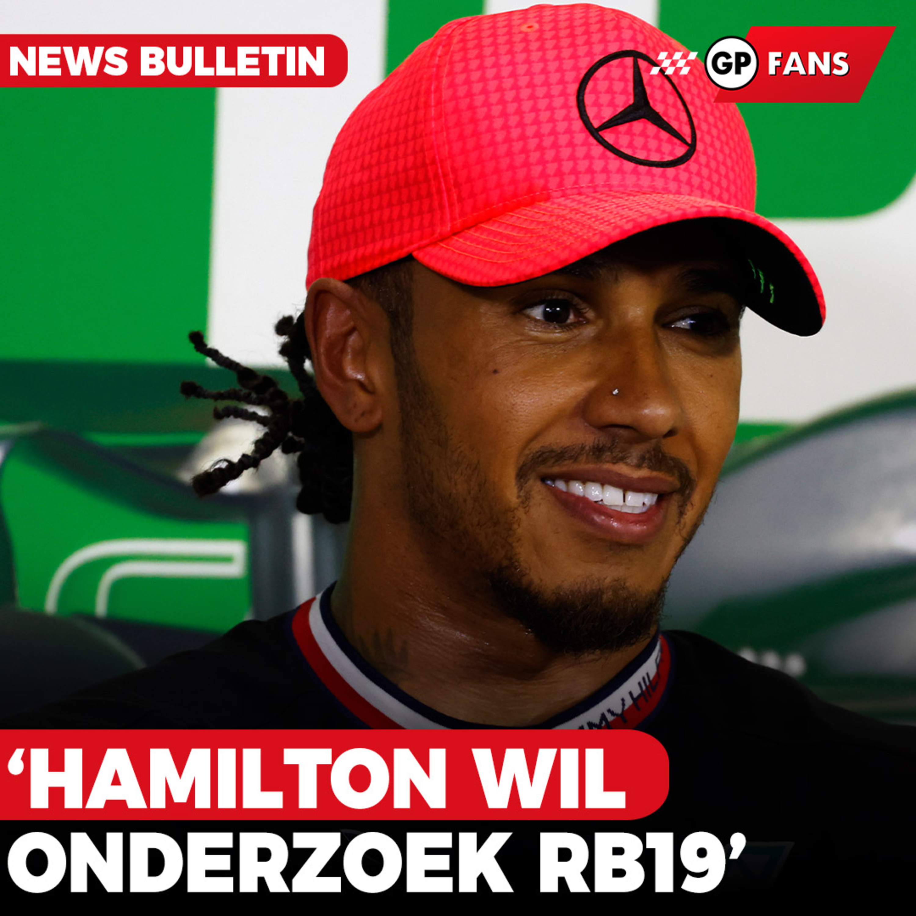 'Hamilton dringt er bij media op aan om onderzoek te starten naar Verstappen' | GPFans Race Day episode artwork