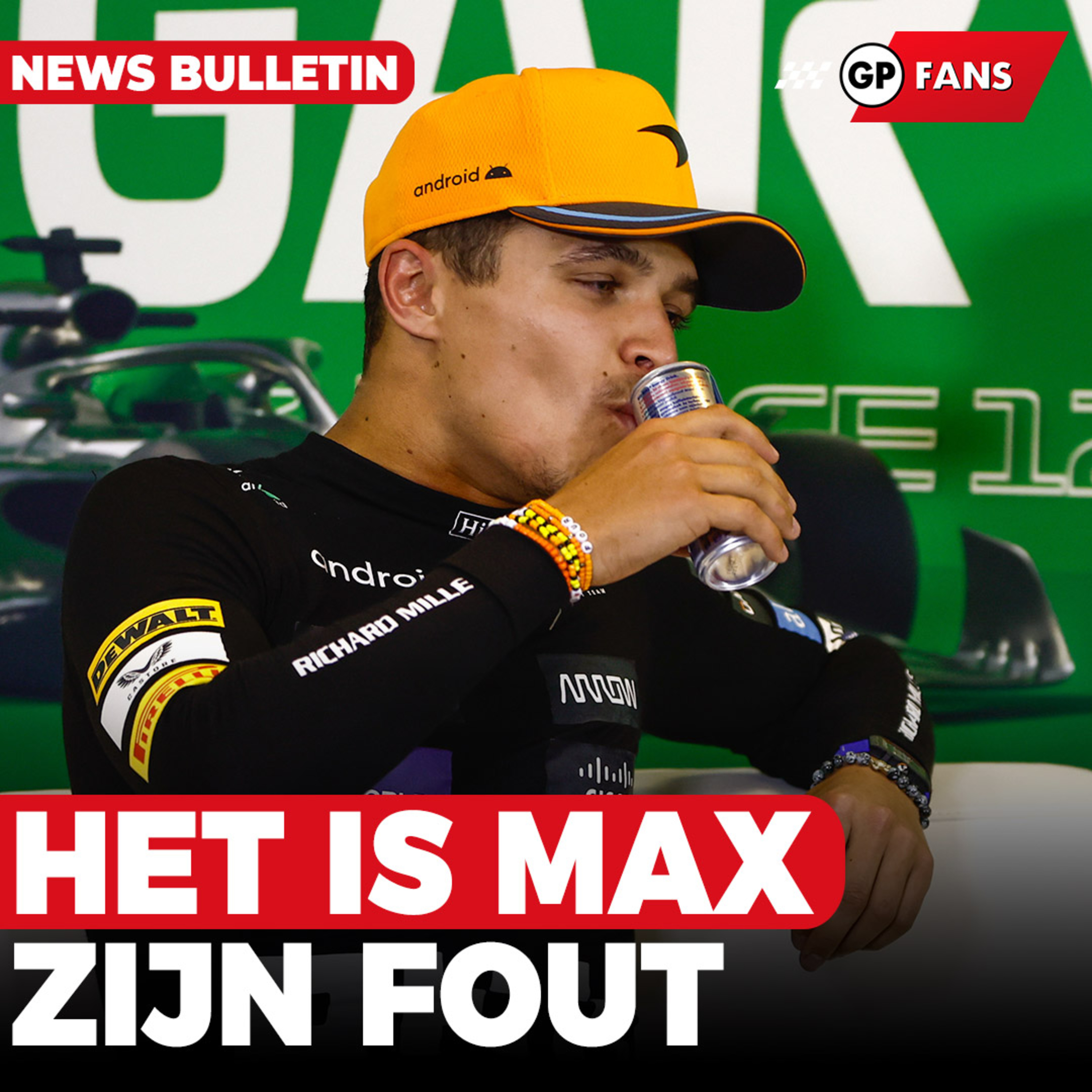 Norris sloopt trofee Verstappen 'Het is Max zijn fout', Wolff: 'Lewis tekent 2 jaar bij' | GPFans episode artwork