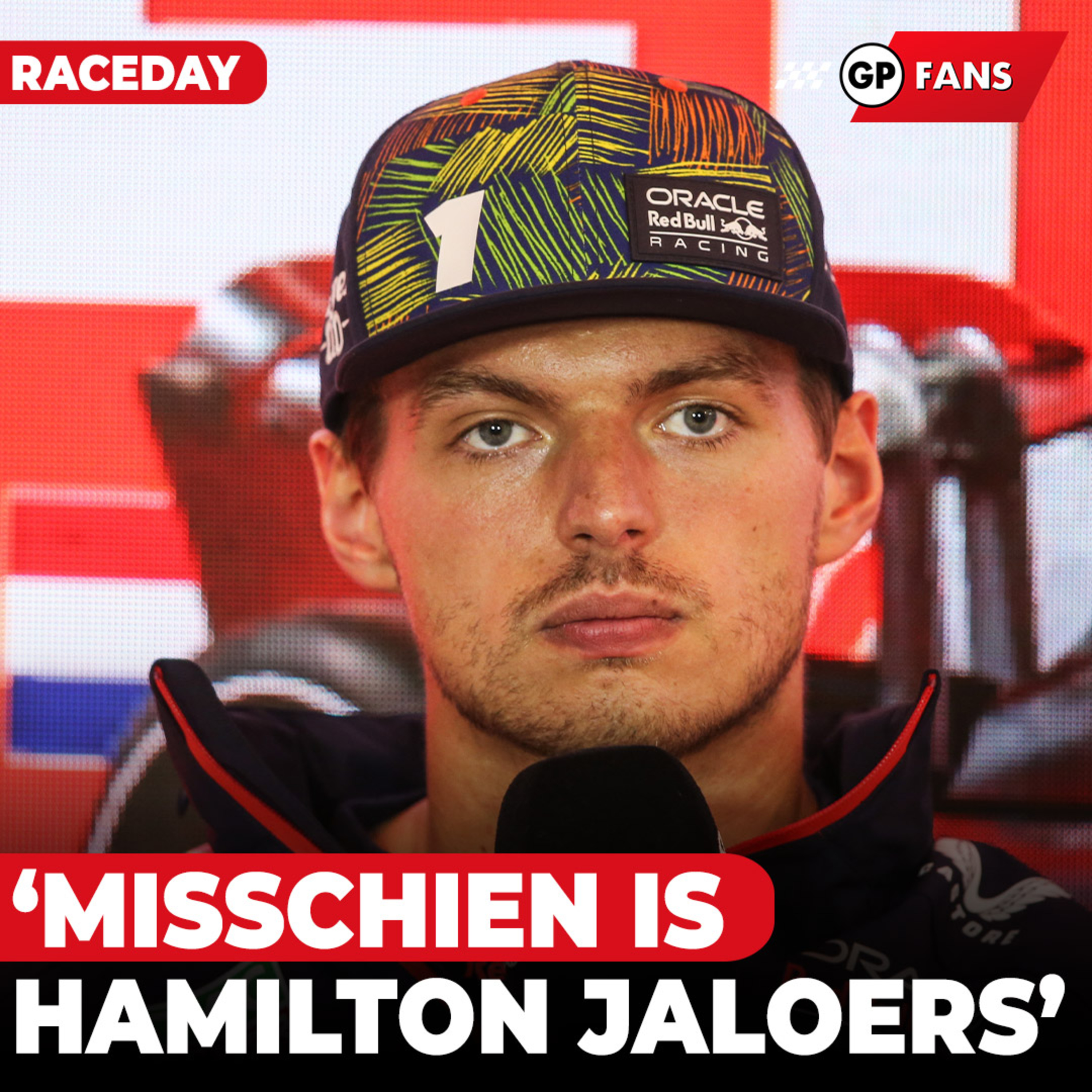 Max Verstappen haalt uit na opmerkingen Hamilton: 'Misschien is hij een beetje jaloers' | GPFans episode artwork