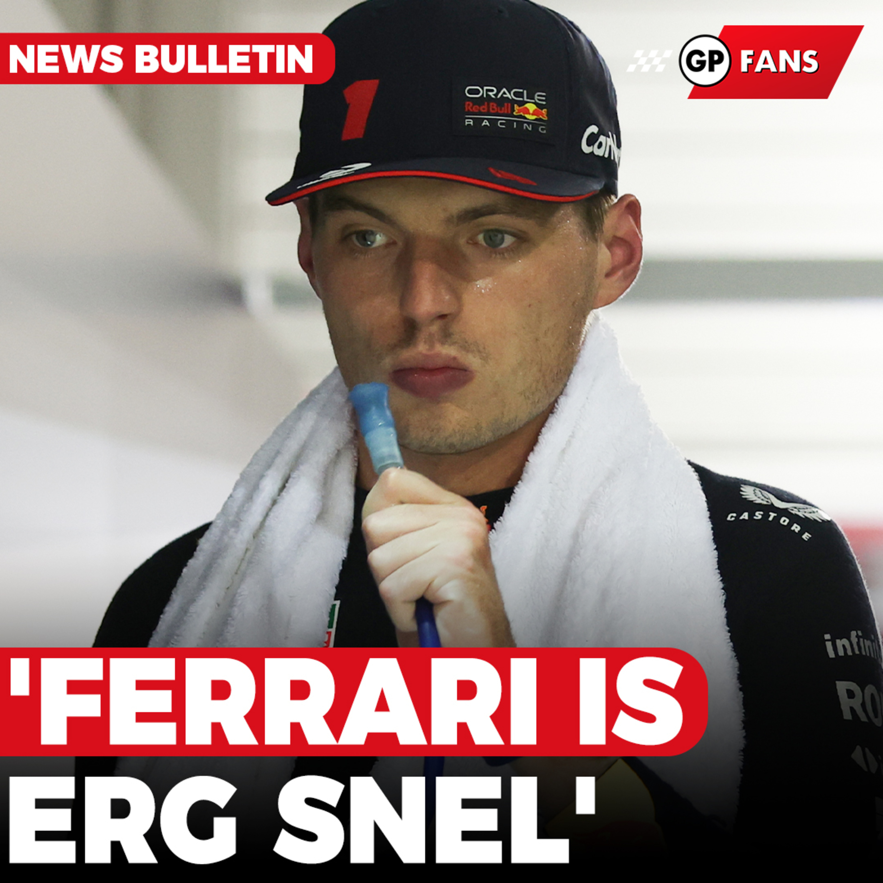 Verstappen over slechte vrijdag: 'Ferrari is erg snel', Marko krijgt waarschuwing van FIA | GPFans News episode artwork