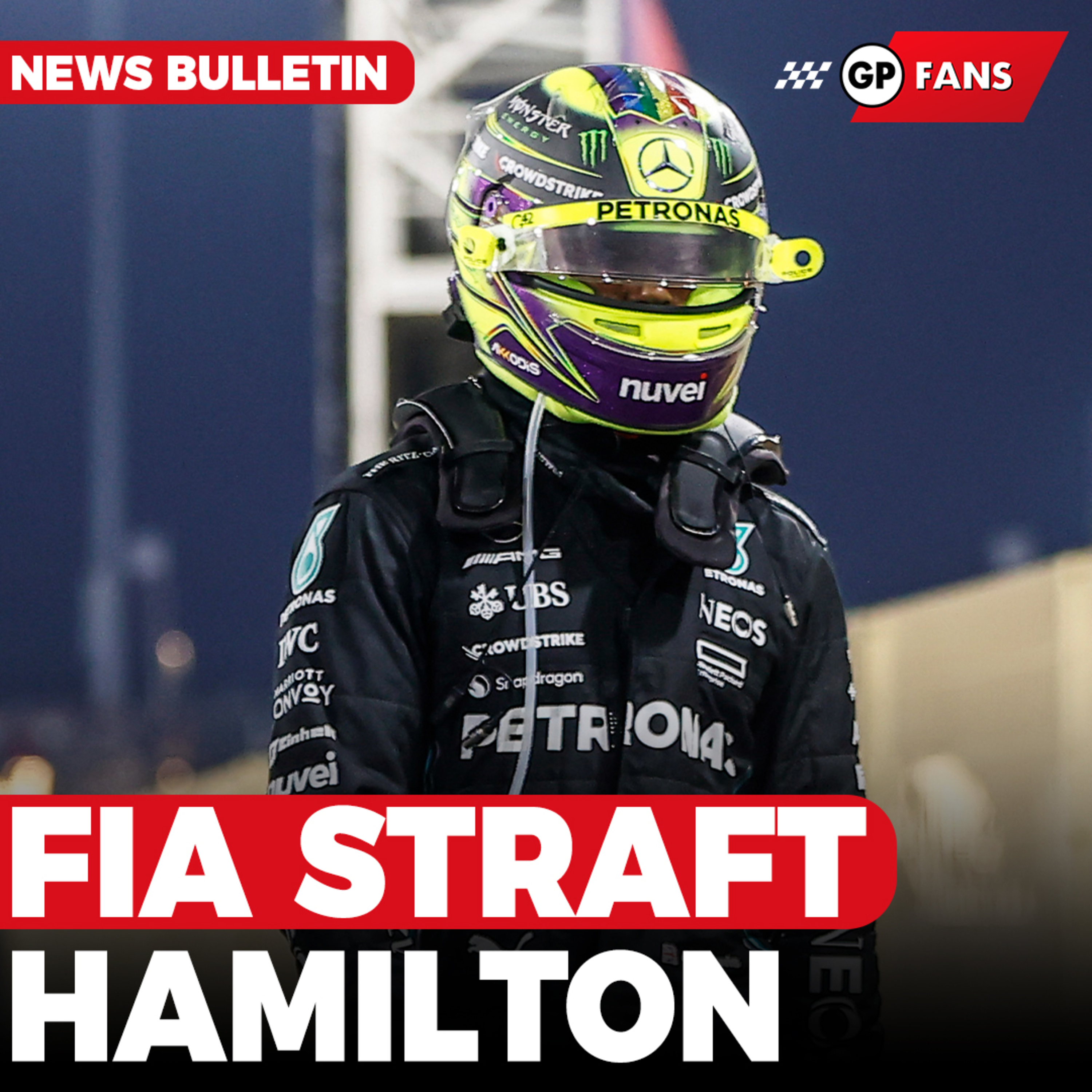 FIA deelt straf uit aan Hamilton na crash, coureurs vallen flauw na race | GPFans News episode artwork