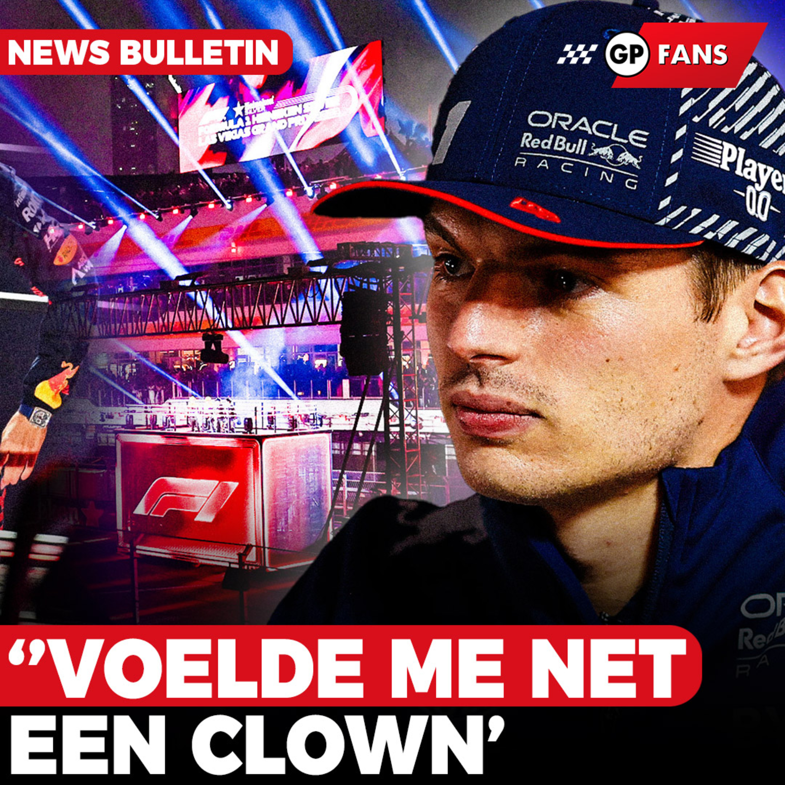 Verstappen nu al klaar met raceweekend Las Vegas: 'Stond daar als een clown' | GPFans News episode artwork