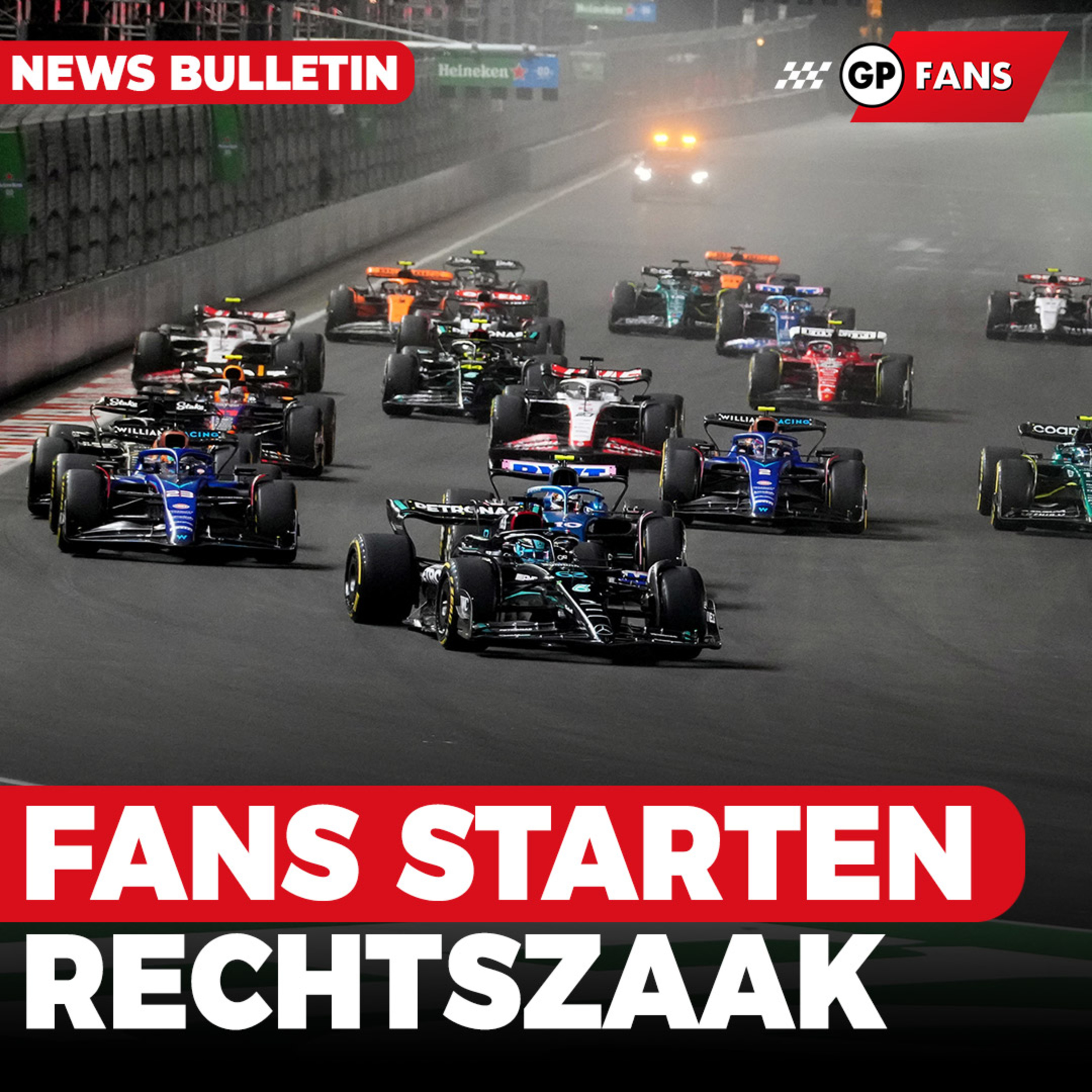 Fans starten rechtszaak tegen organisatie Las Vegas', Verstappen erkend fout | GPFans Race Day episode artwork