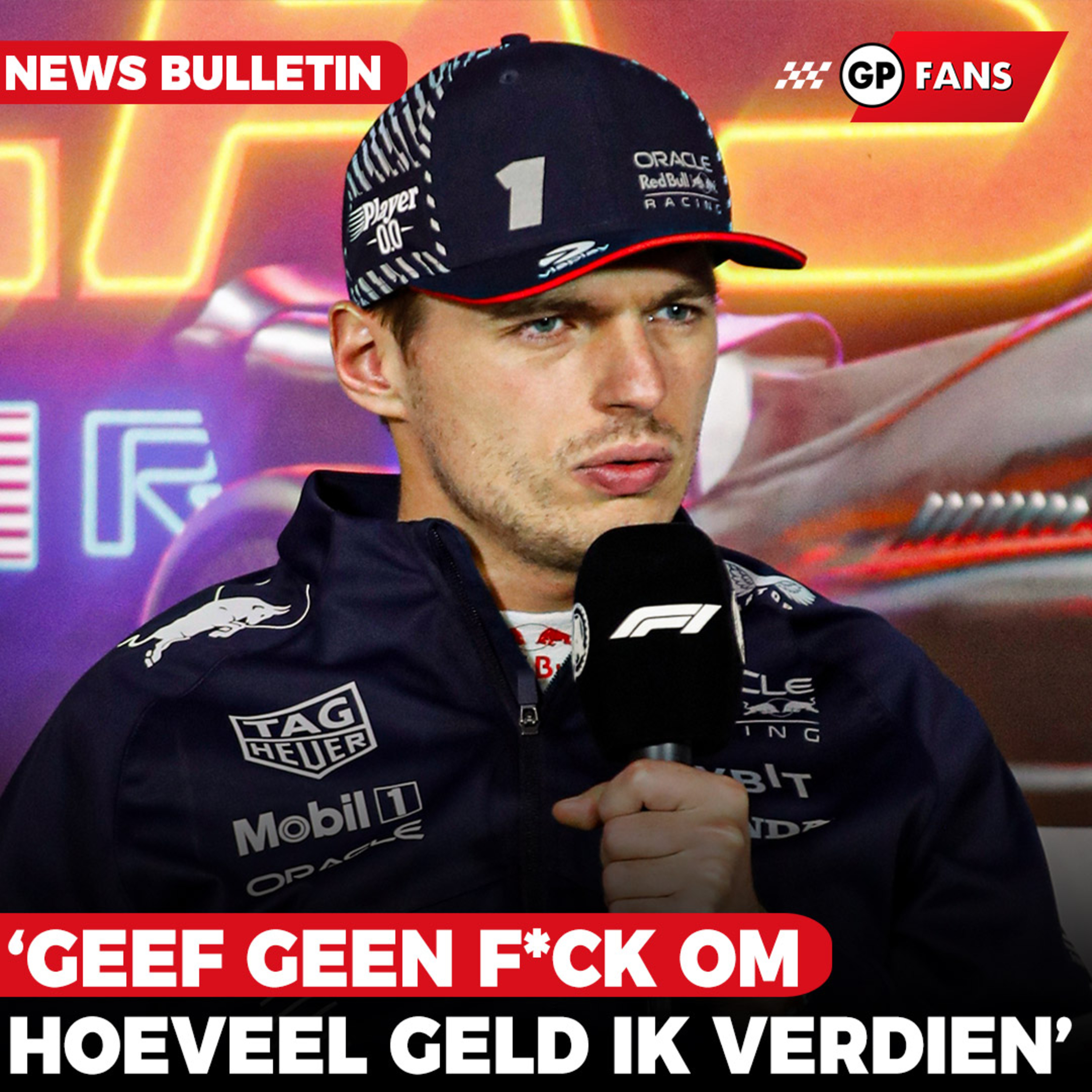 Verstappen klaar met kritieken : 'Wie geeft een f*ck over hoeveel je verdient?' l GPFans News episode artwork