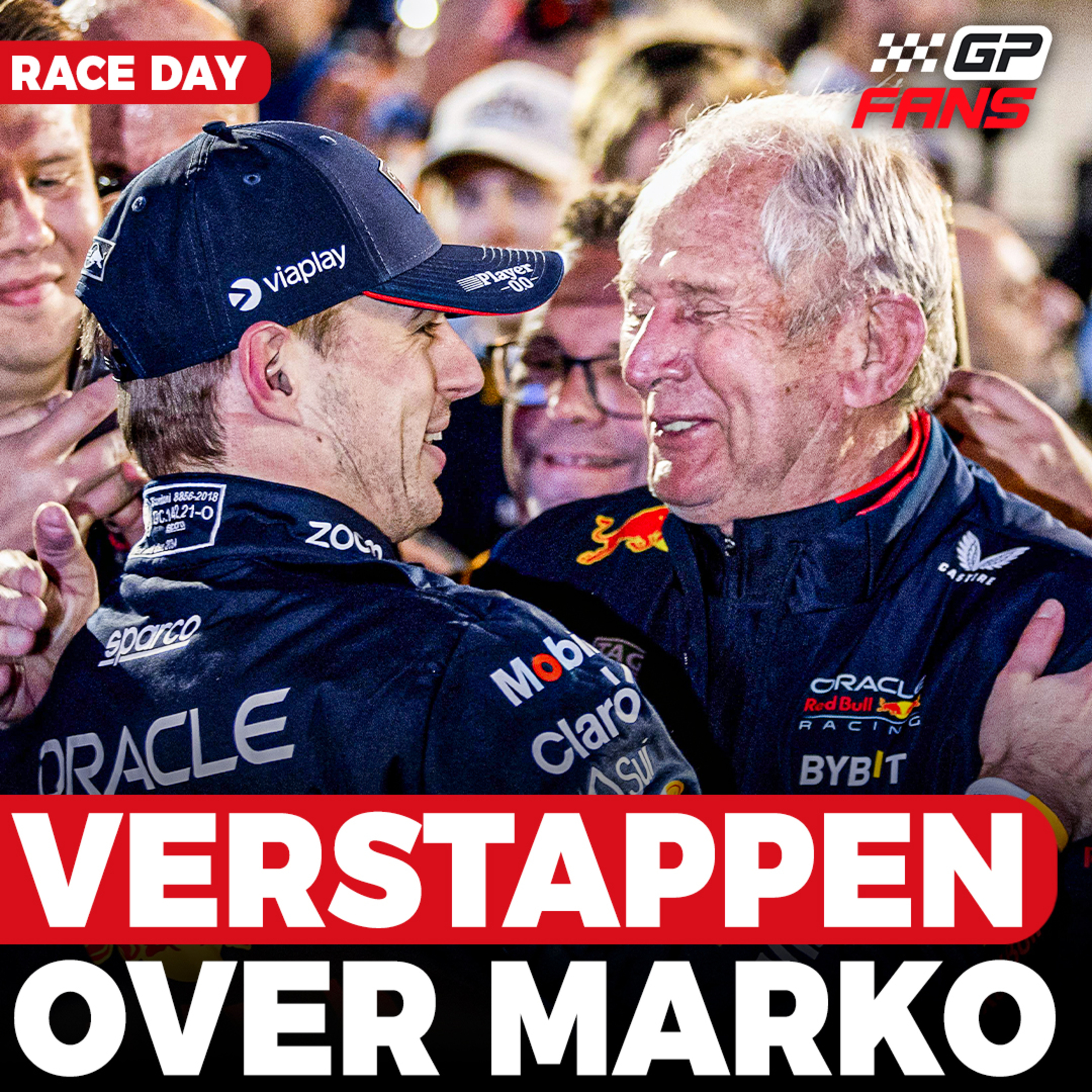 Max Verstappen over situatie Helmut Marko: ''Zonder hem kan ik niet doorgaan'' | GPFans Race Day episode artwork