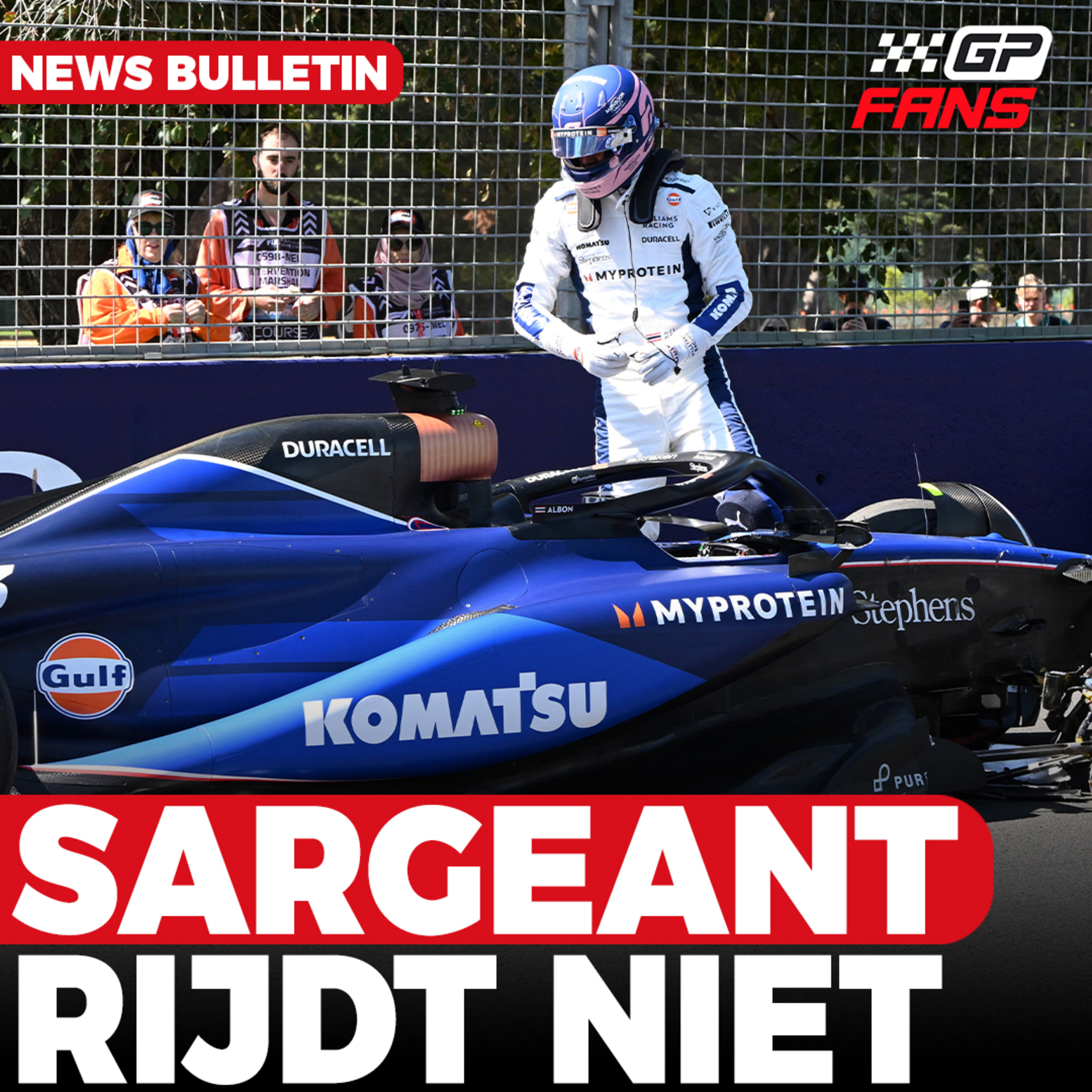 BREAKING: Williams heeft lastige keuze gemaakt na mega-crash Albon | GPFans News episode artwork