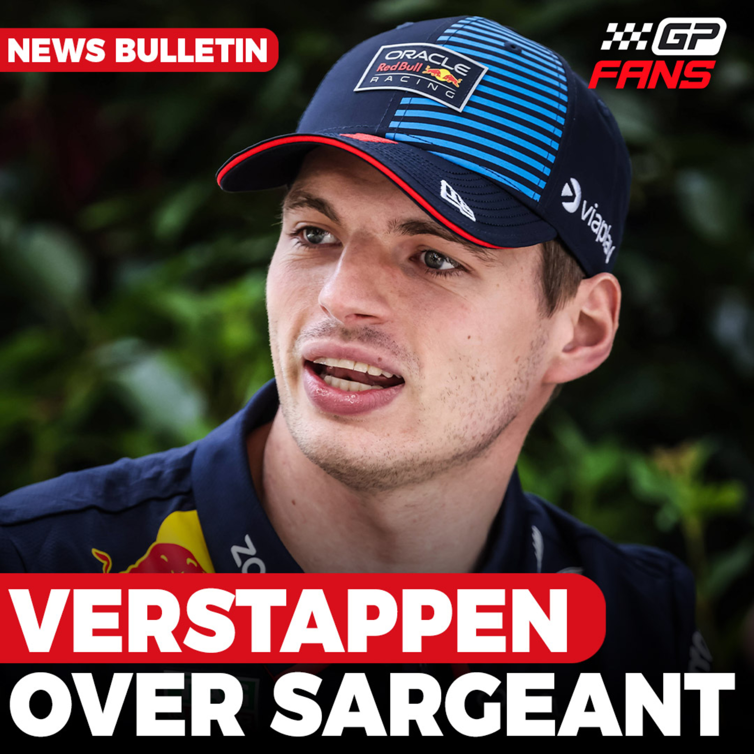 Verstappen over situatie Sargeant: 'zou eerst mijn eigen auto ook platrijden' l GPFans News episode artwork