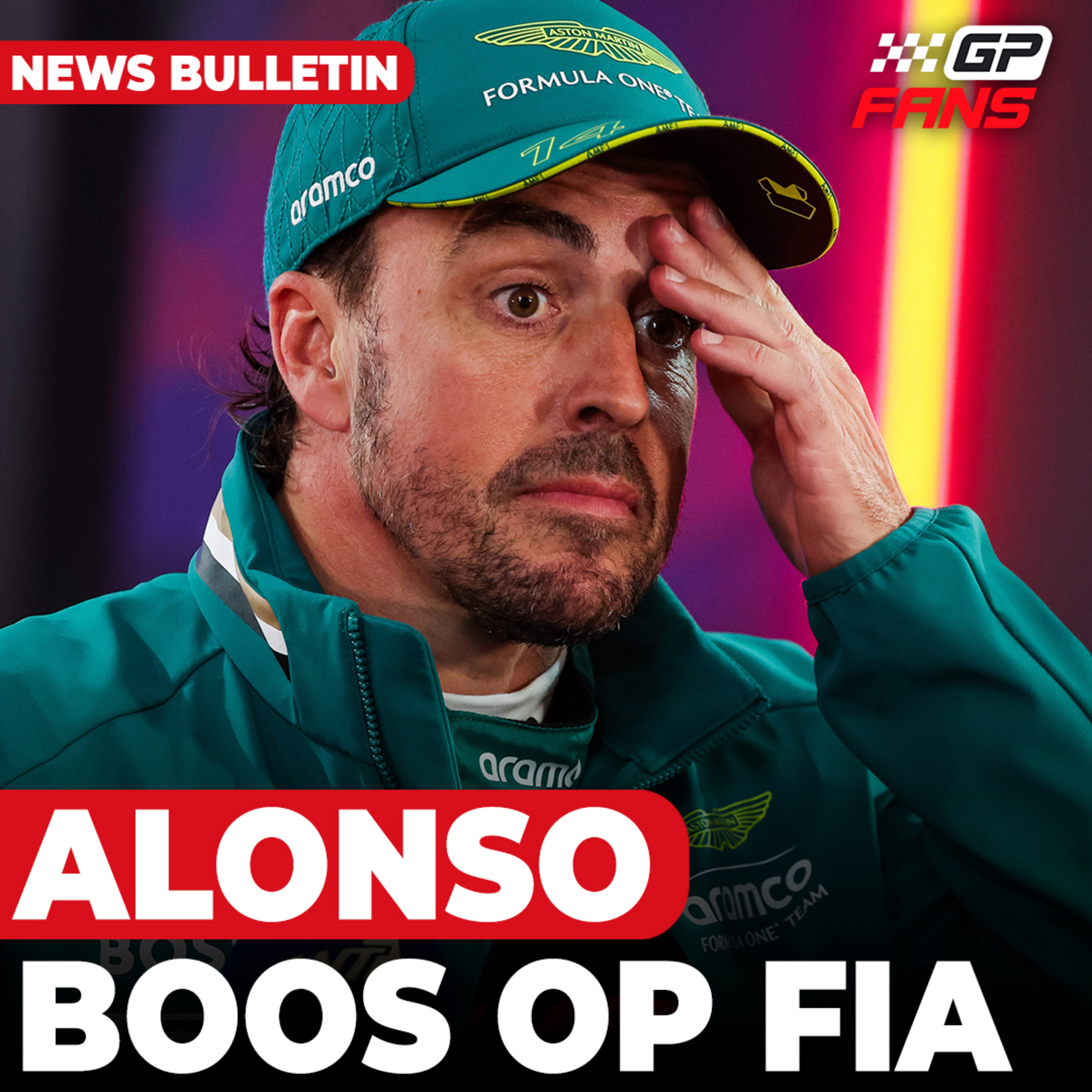 Alonso geeft stevige kritiek richting FIA, 'Perez ook in 2025 naar Verstappen' | GPFans News episode artwork