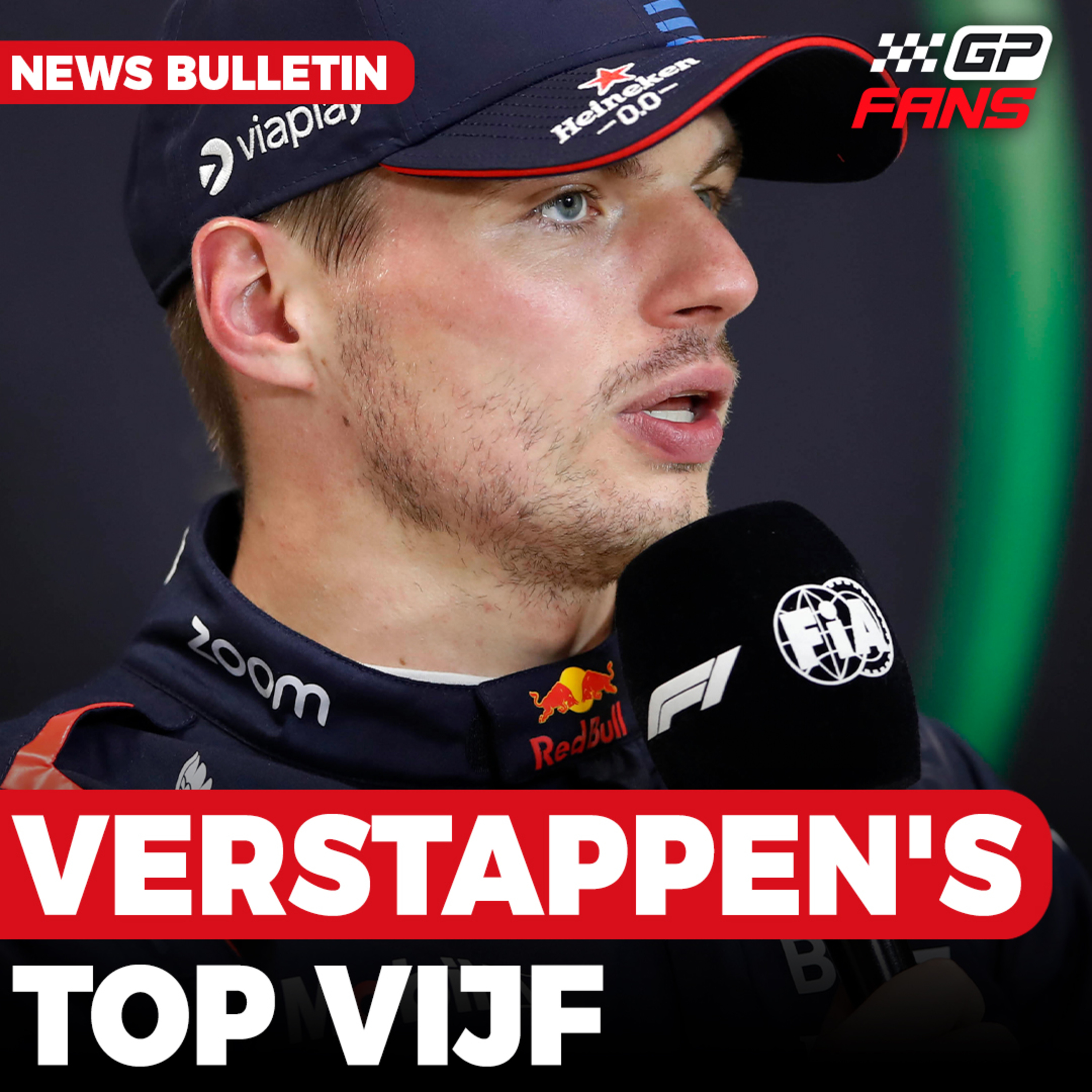 Verstappen kiest zijn top vijf coureurs, Albers uit zorgen over 2026 | GPFans News episode artwork