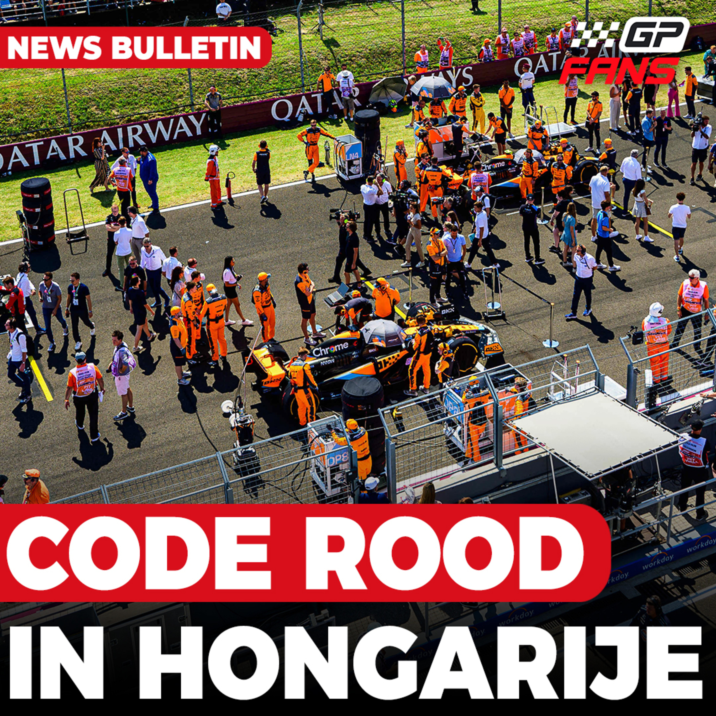 Code rood in Hongarije, 'Lawson weet Red Bull nog niet te overtuigen' | GPFans News episode artwork