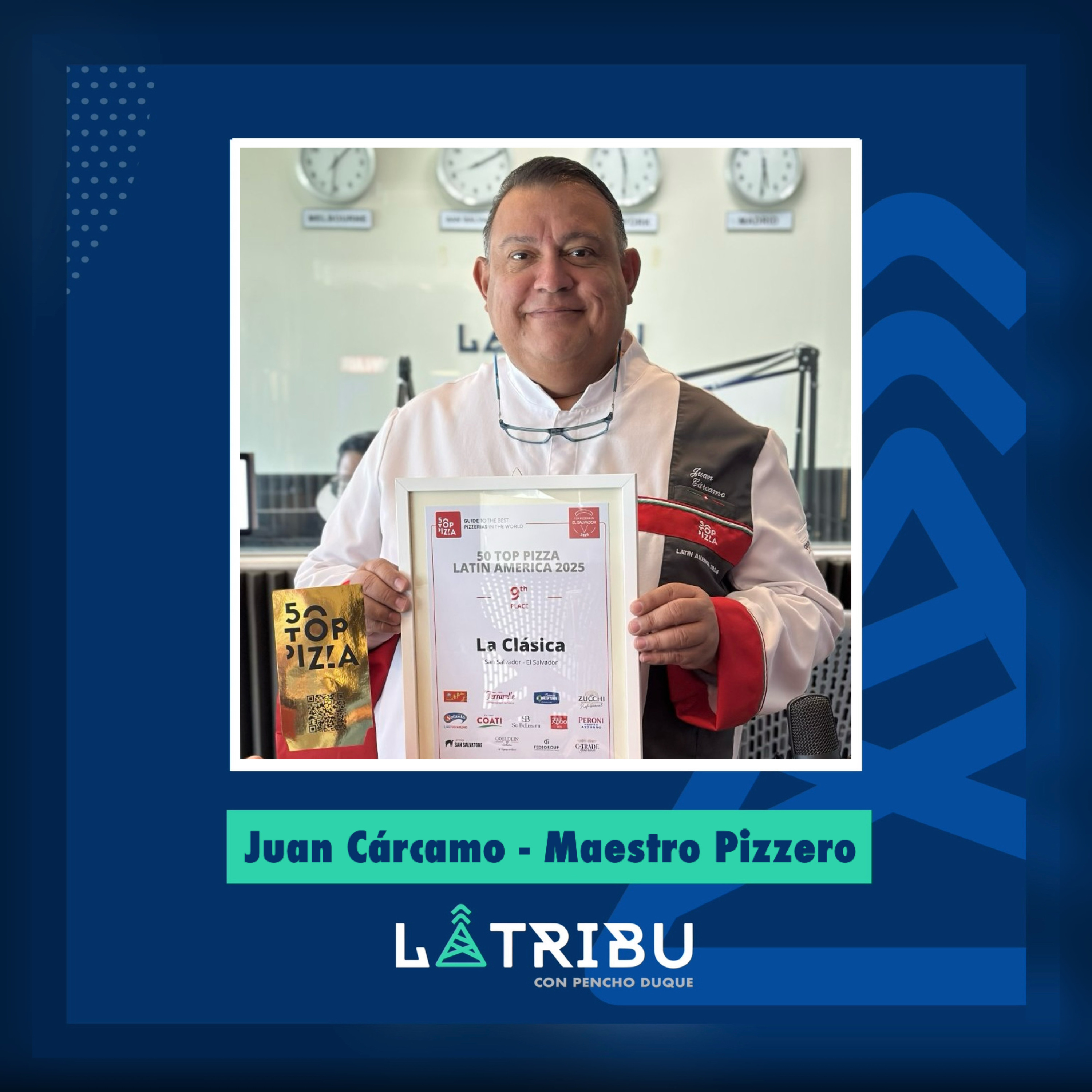 Juan Cárcamo - Maestro Pizzero de Pizzería La clásica.