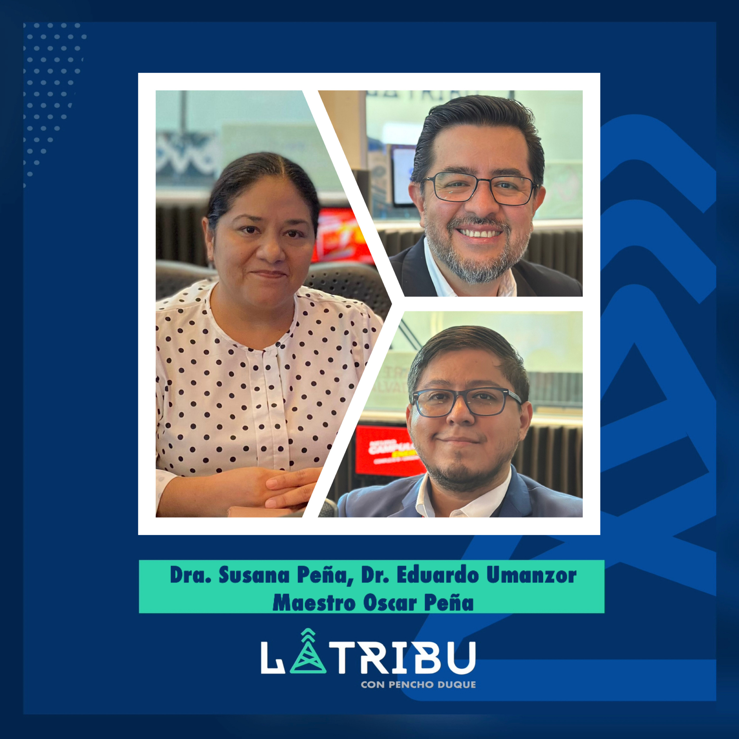 Dra. Susana Peña, Maestro Oscar Peña, Dr. Eduardo Umanzor - Parkinson